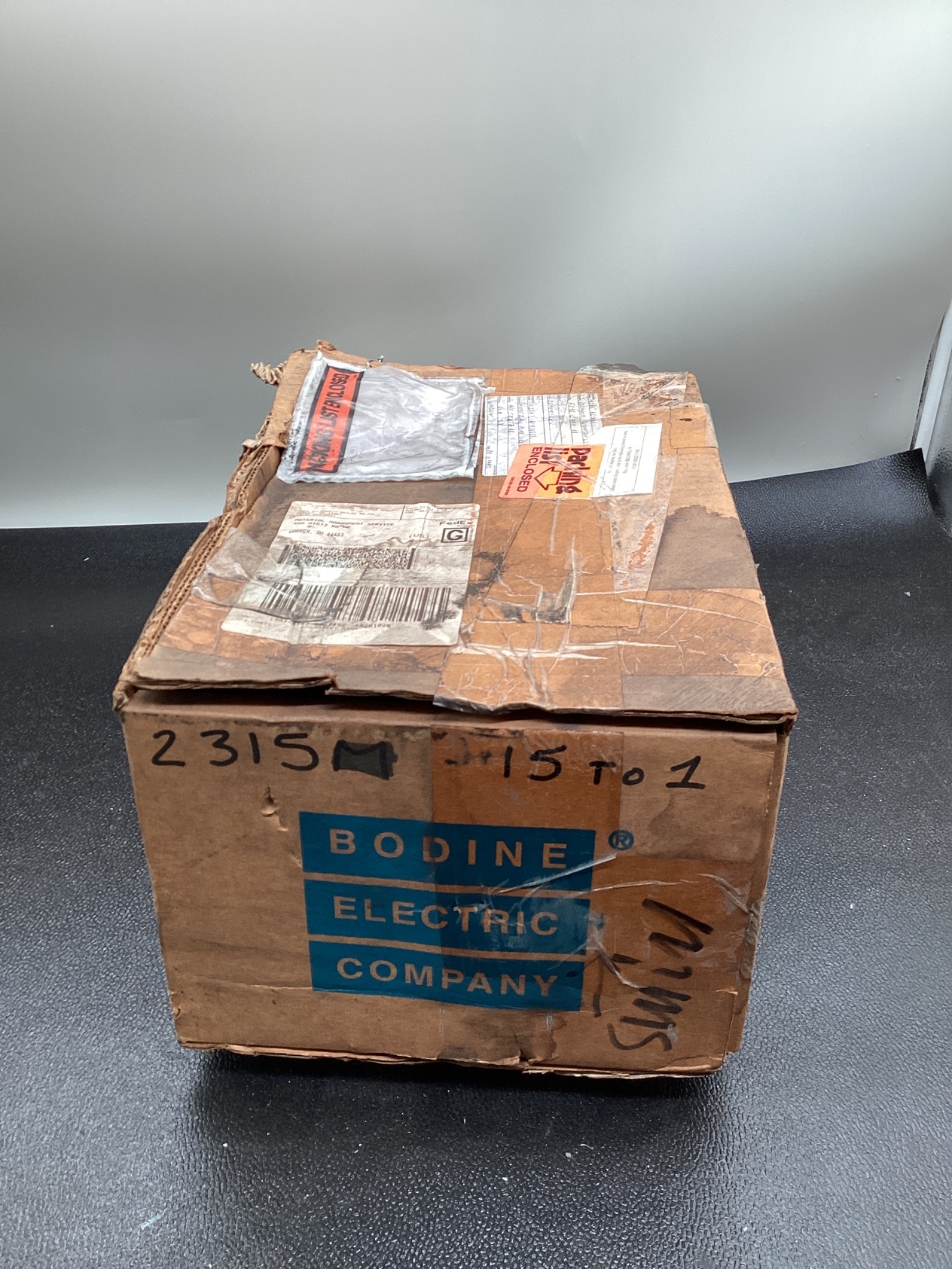 BODINE ELECTRIC 48R6BFPP-F2 Gearmotor 1/4HP 230V NEW 1
