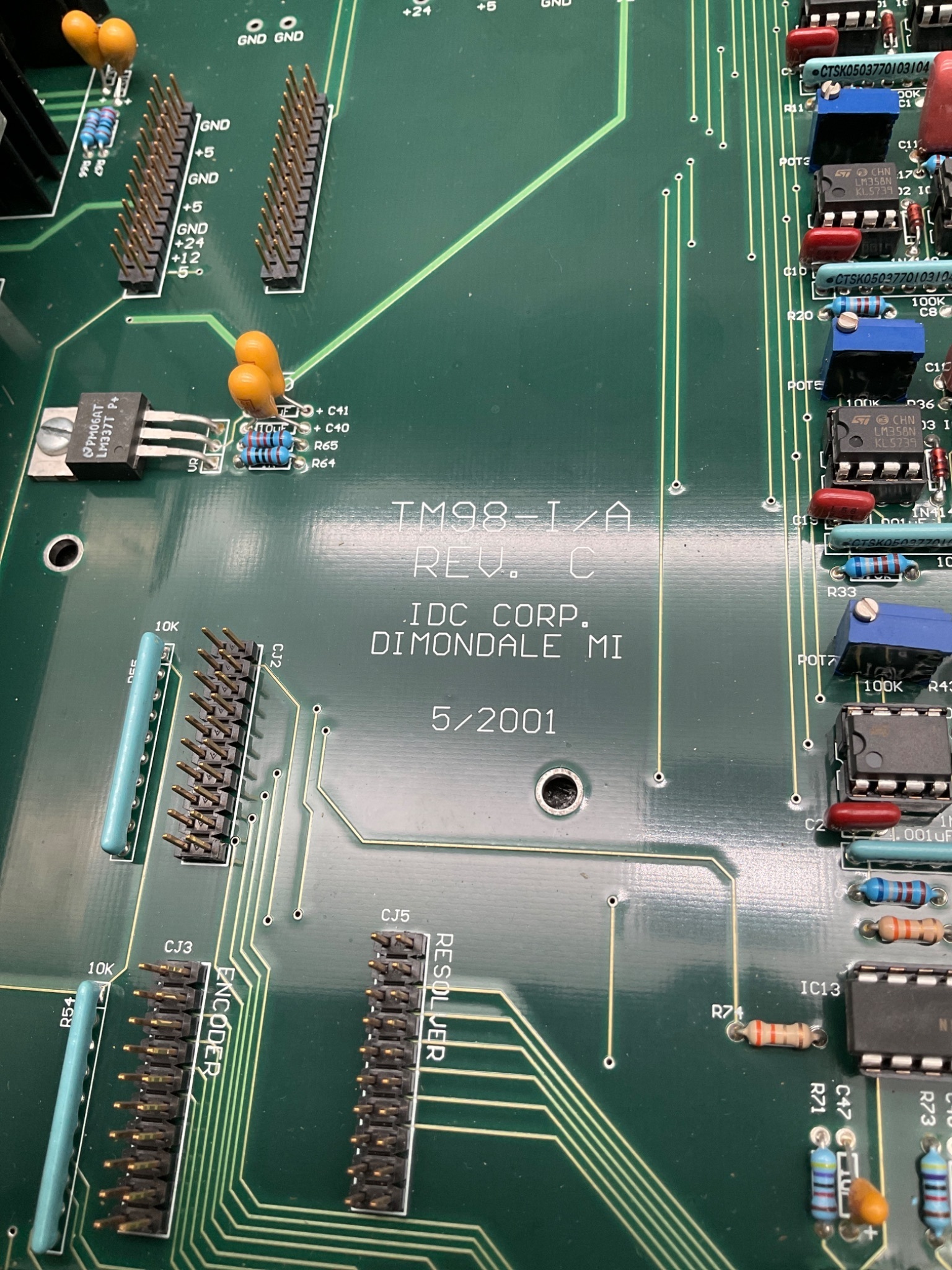 IDC TM98-I/A Power Interface Module w/ Fan USED 3