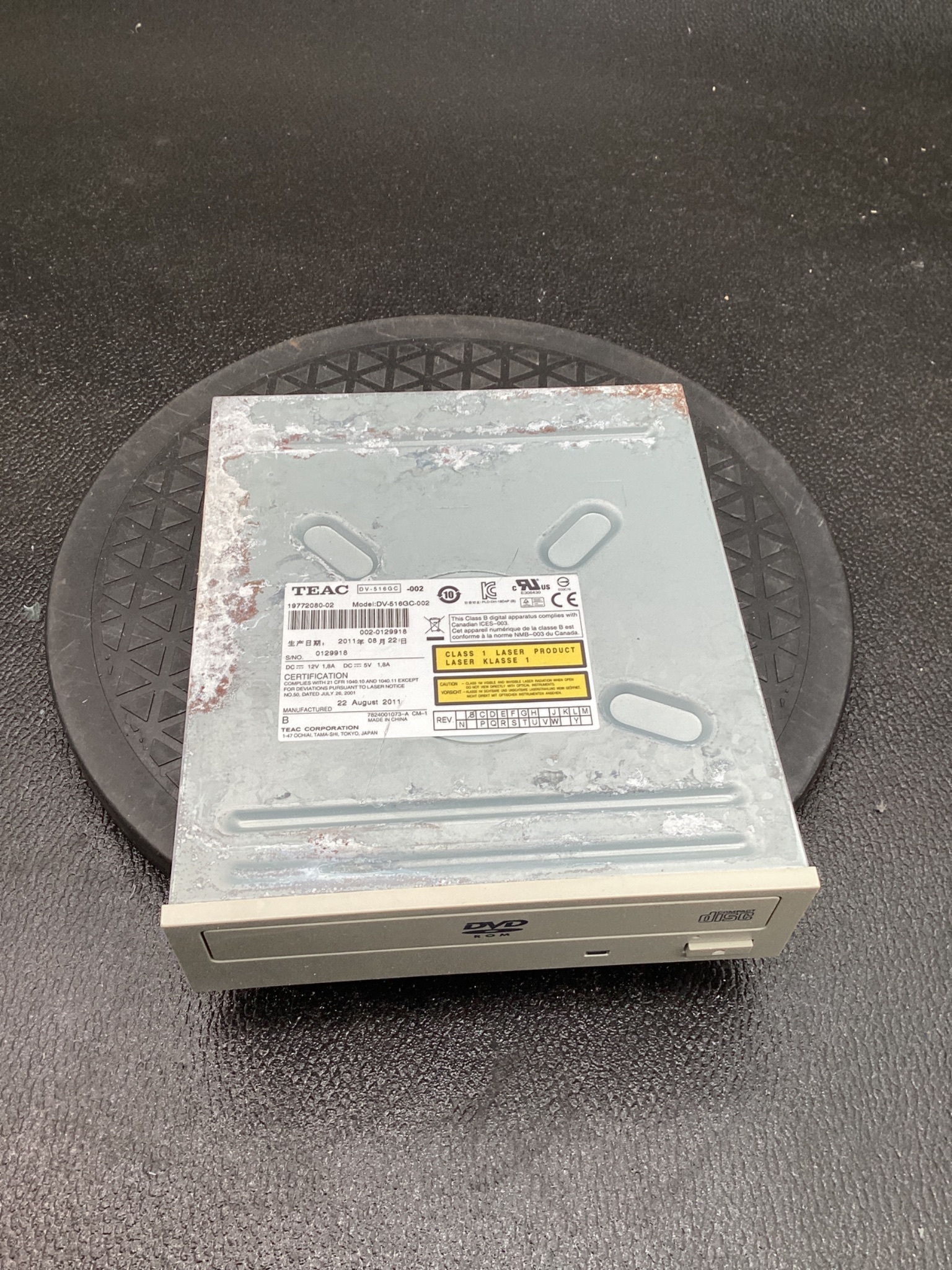 TEAC DV-516GC-002 DVD-ROM Drive IDE Interface USED 3