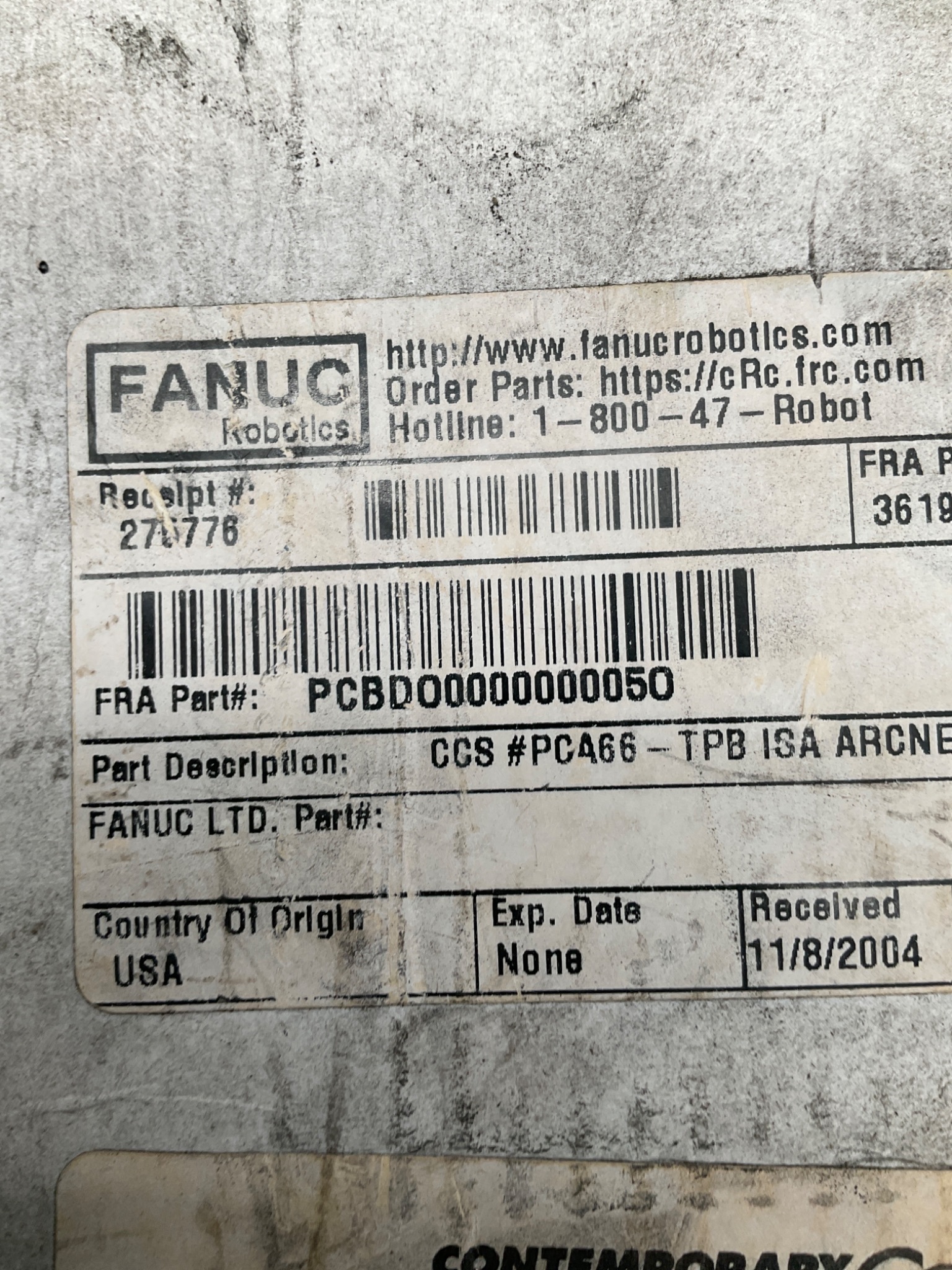 CONTEMPORARY CONTROLS PCA66-TPB ARCNET Interface Module USED 2