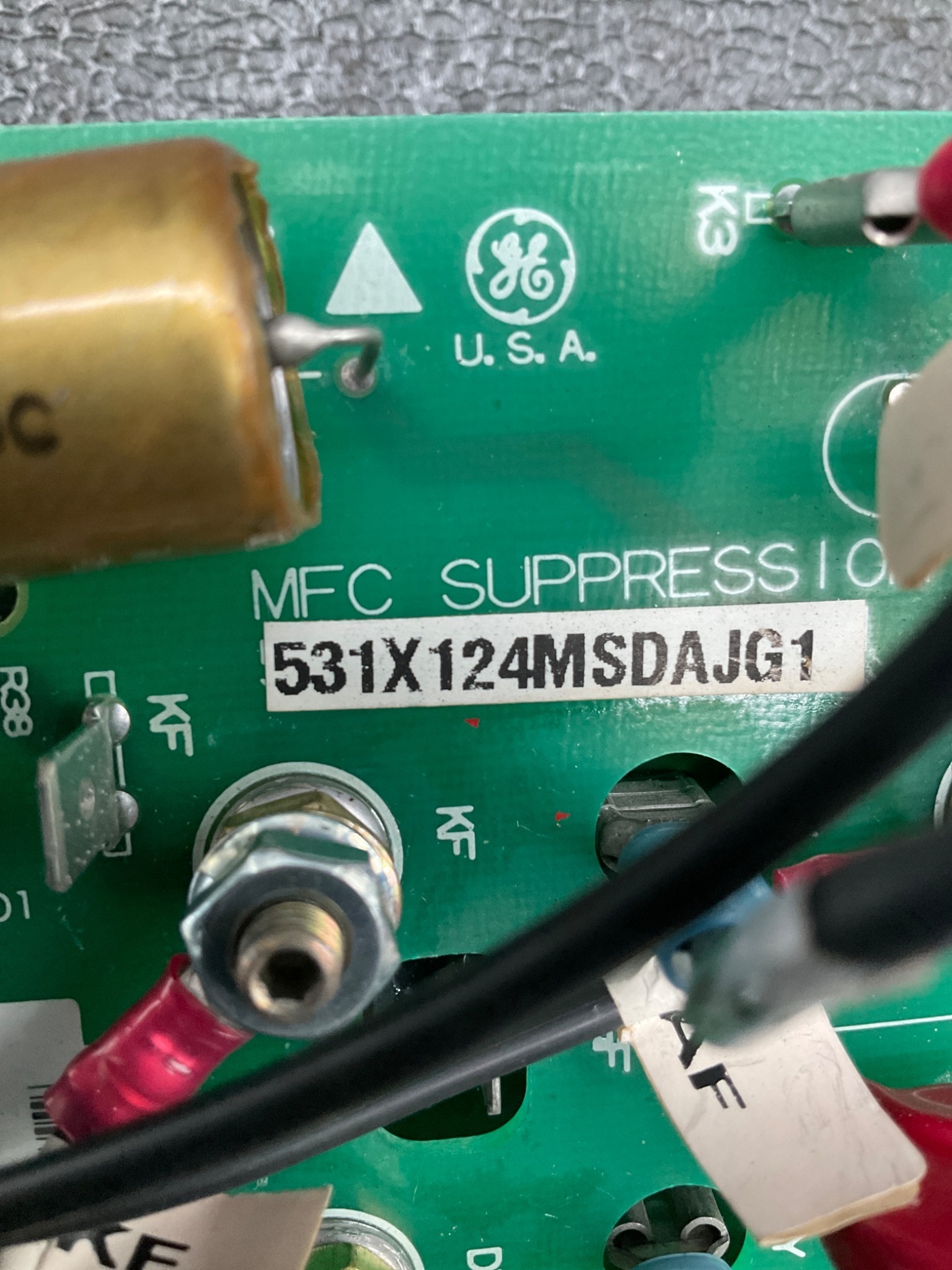 GE 531X124MSDAJG1 Motor Control Interface Board USED 2