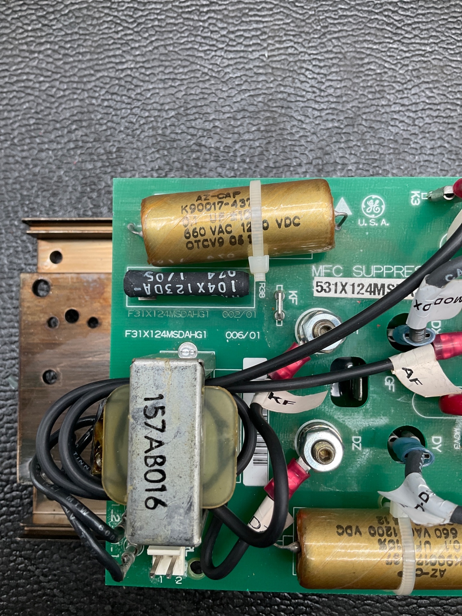 GE 531X124MSDAJG1 Motor Control Interface Board USED 3