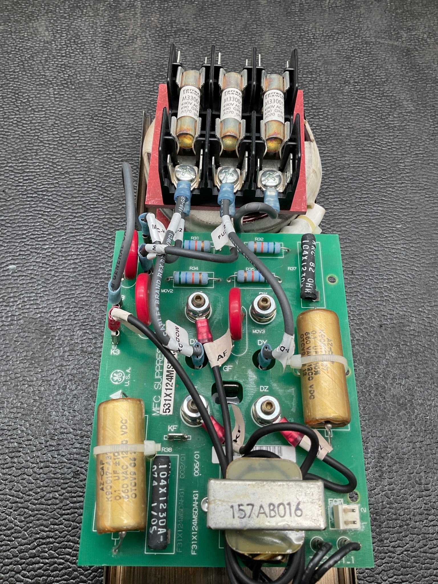 GE 531X124MSDAJG1 Motor Control Interface Board USED 6