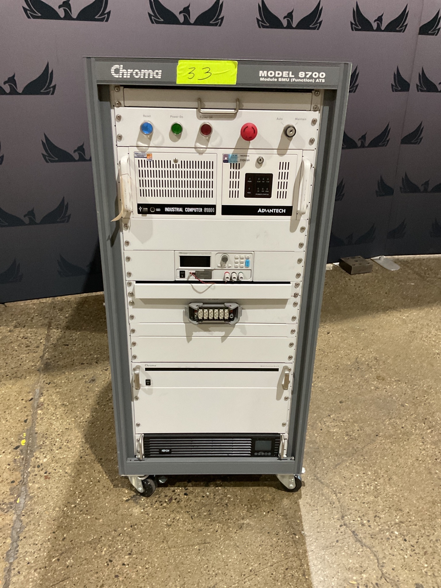 CHROMA 8700 ATS FUNCTION TEST SYSTEM USED 0