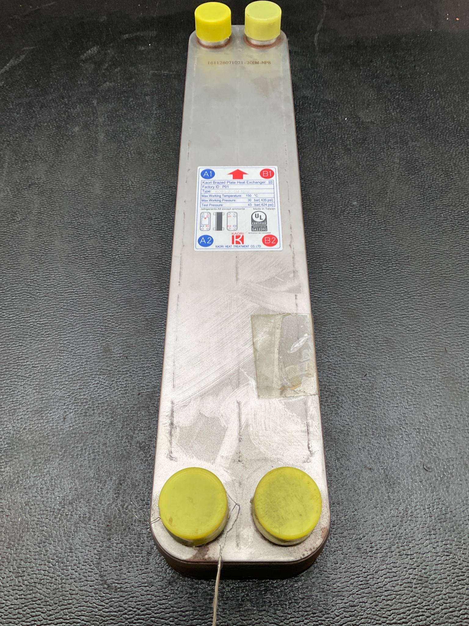 KAORI K095-20BM-NPB Brazed Plate Heat Exchanger USED 1