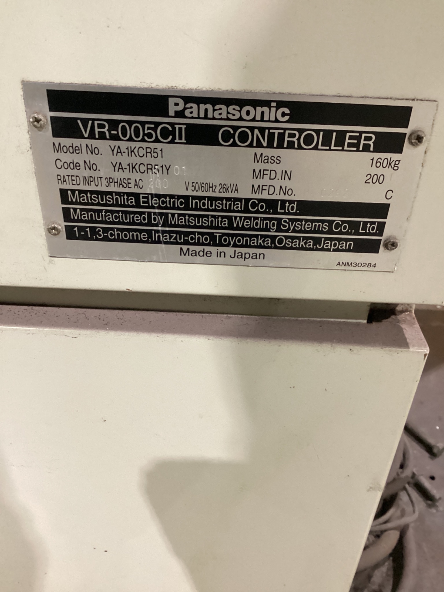 PANASONIC PerformArc VR-005CII Robotic Welding Cell w/ Indexer USED 9