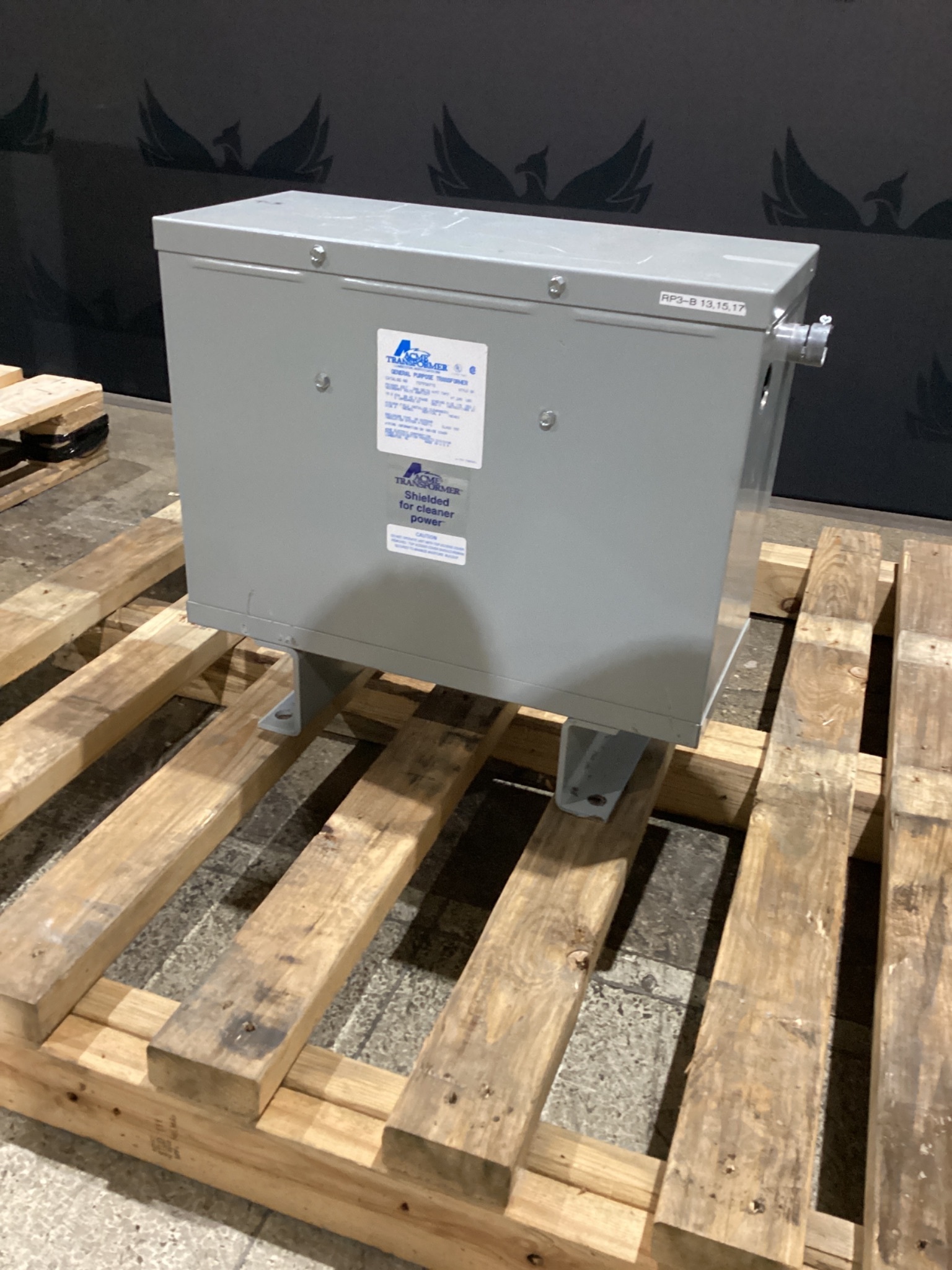 ACME T3793671S Transformer 208V - 480Y/277V 15KVA 3PH USED 2