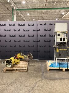 FANUC M-16IB/20 + R-J3IB ROBOT ARM AND CONTROL PANEL NO TEACH PENDANT USED