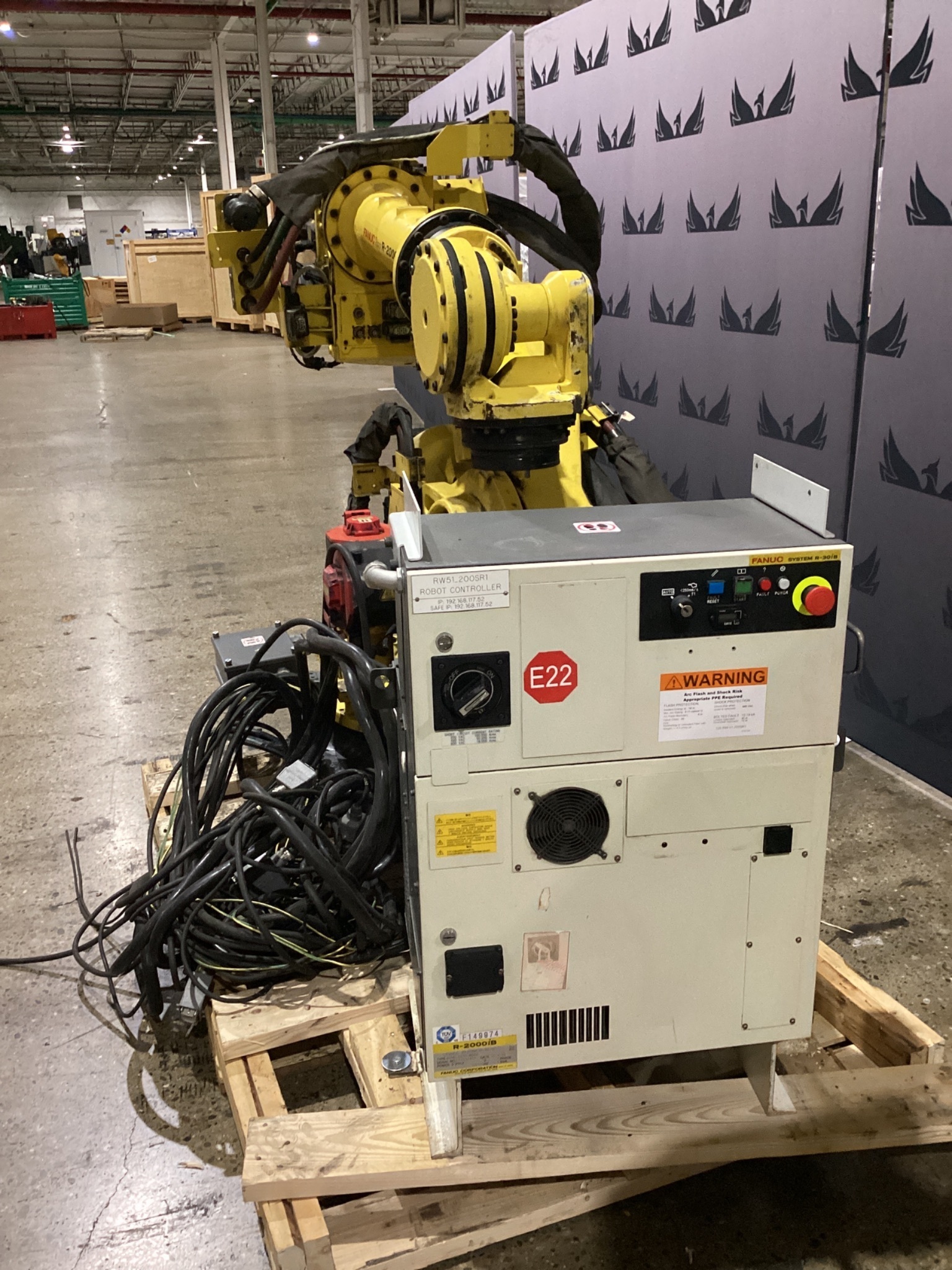 FANUC R-2000iB/210F Complete w/ R-30iB Controls USED 5