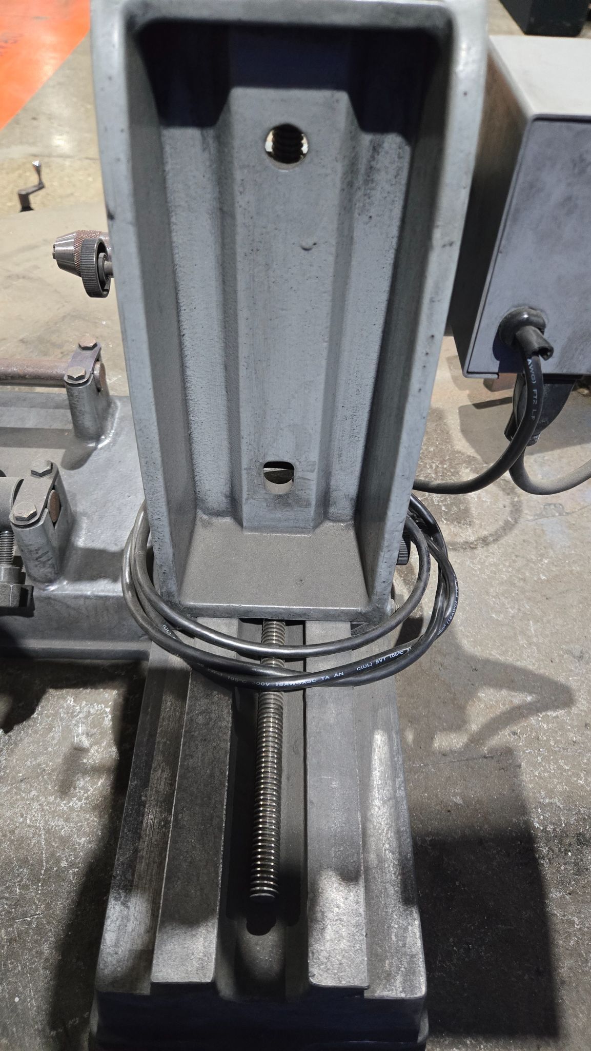 WESTHOFF 100 HORIZONTAL DRILL WITH VARIABLE SPEED SPINDLE USED 4