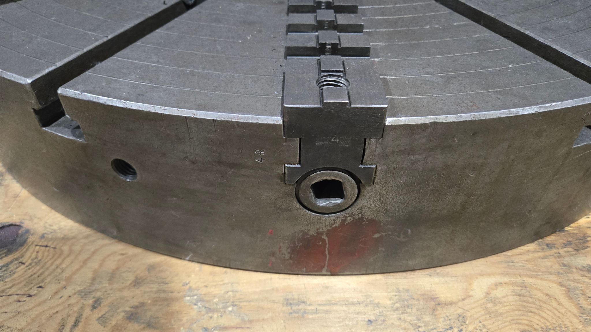 GENERIC 36" Self-Centering 4 Jaw Lathe Chuck USED 1