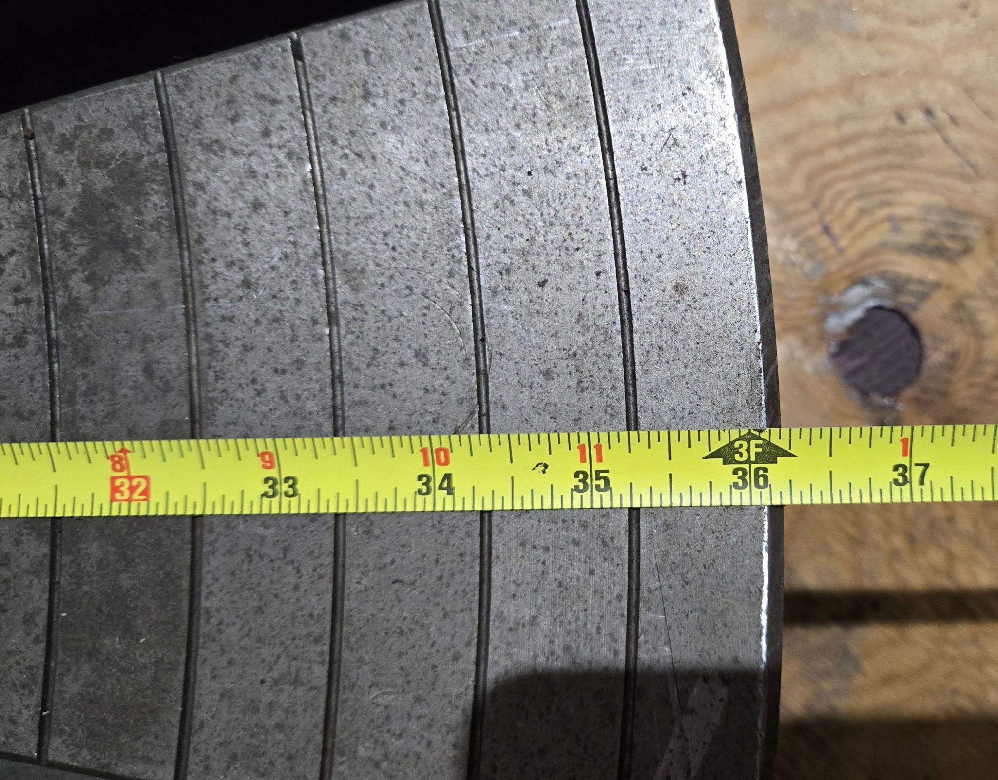 GENERIC 36" Self-Centering 4 Jaw Lathe Chuck USED 4