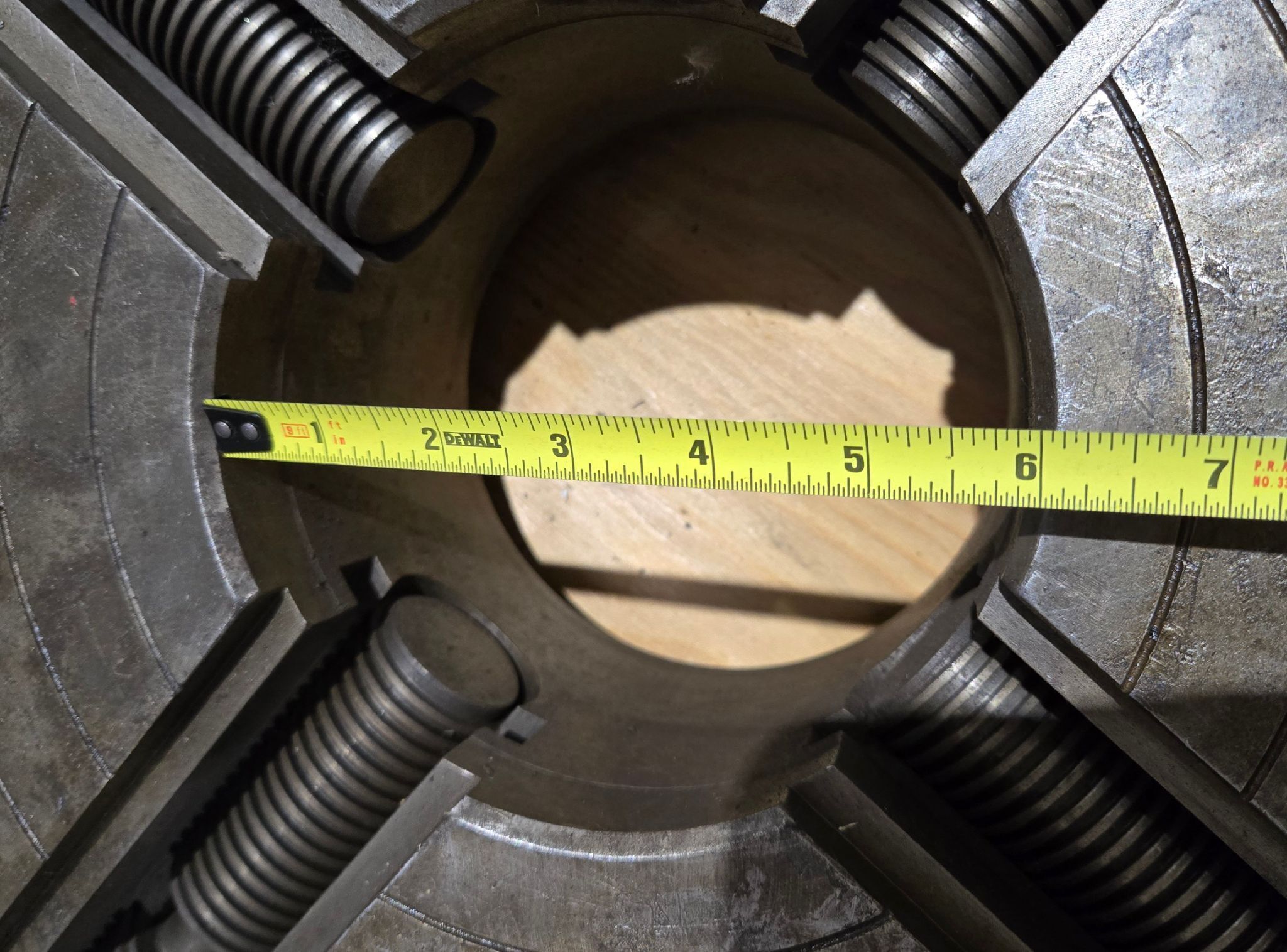 GENERIC 36" Self-Centering 4 Jaw Lathe Chuck USED 5