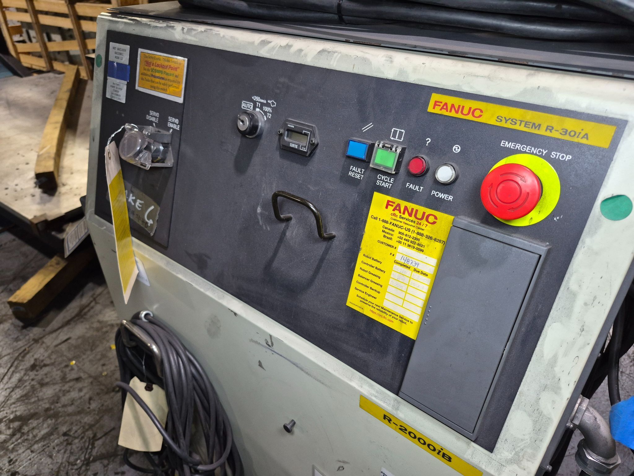 FANUC R-2000iB/210F Complete w/ R-30iA Controls USED 10