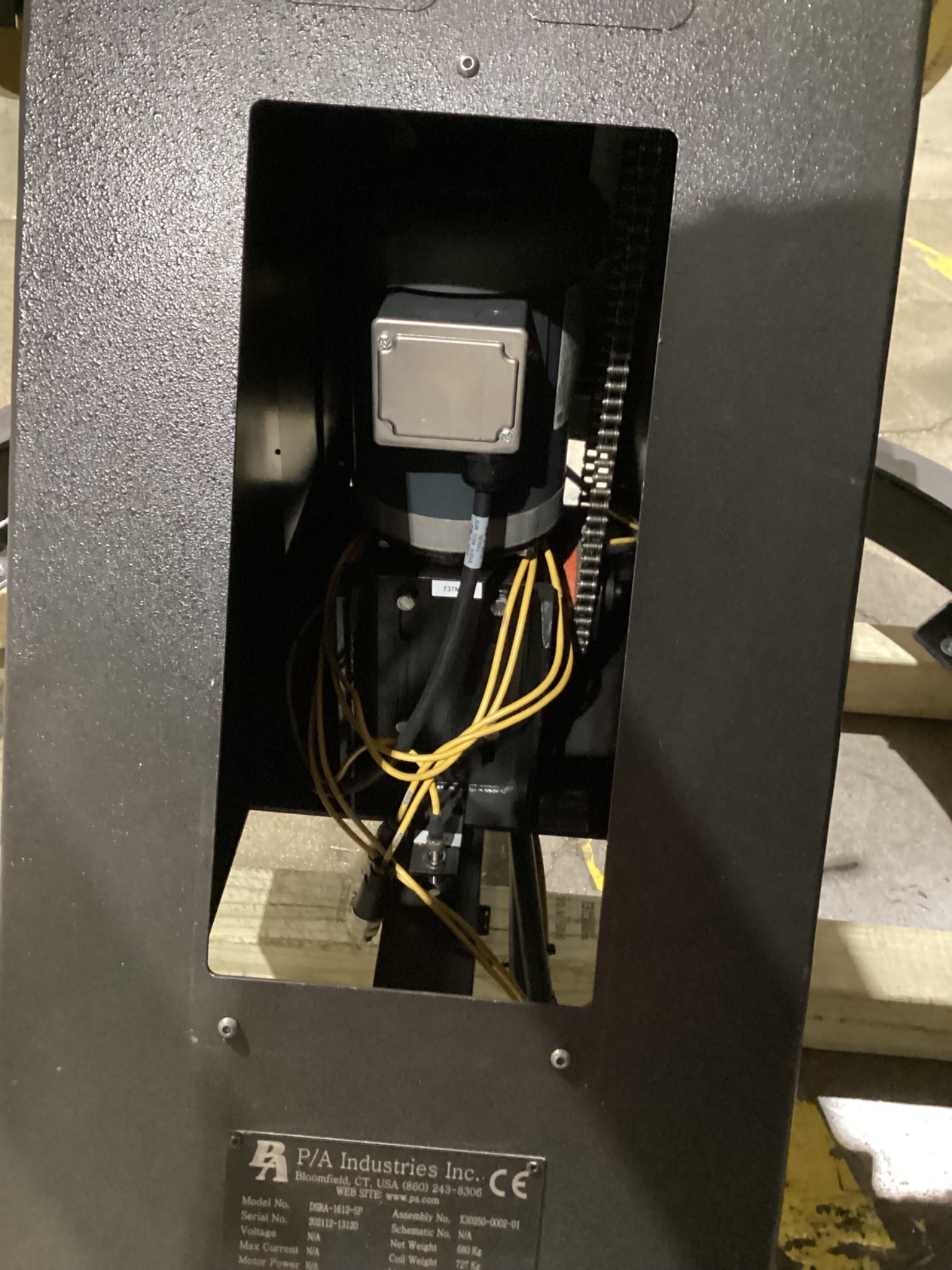PA INDUSTRIES DRSA-1612-SP W/ SSP89-SP & Straightener PPR-220M CONTROLLER USED 9