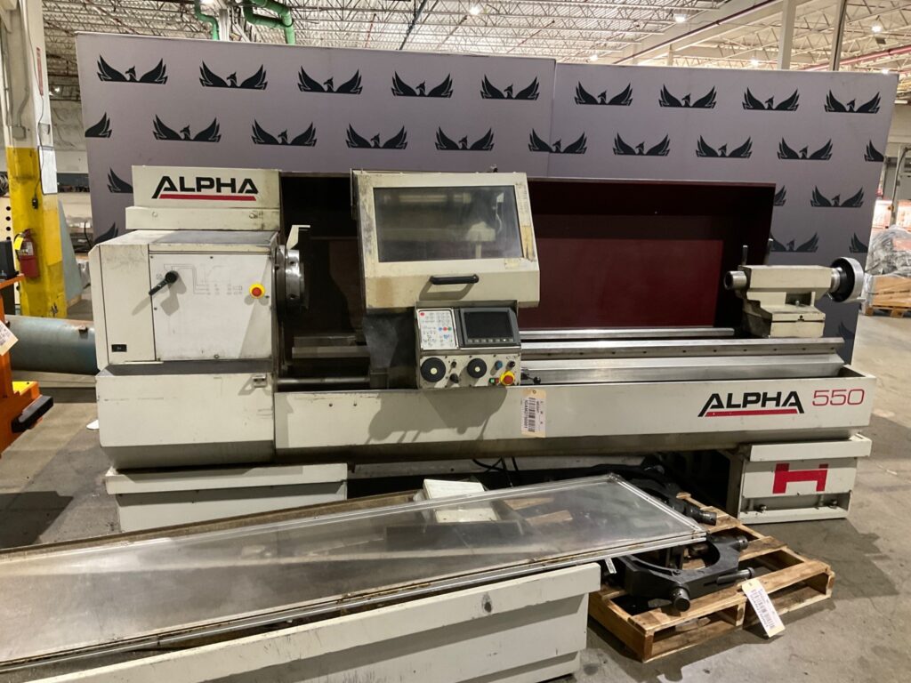 Used 1996 ALPHA 550 lathe Engine Lathes Igam2750001