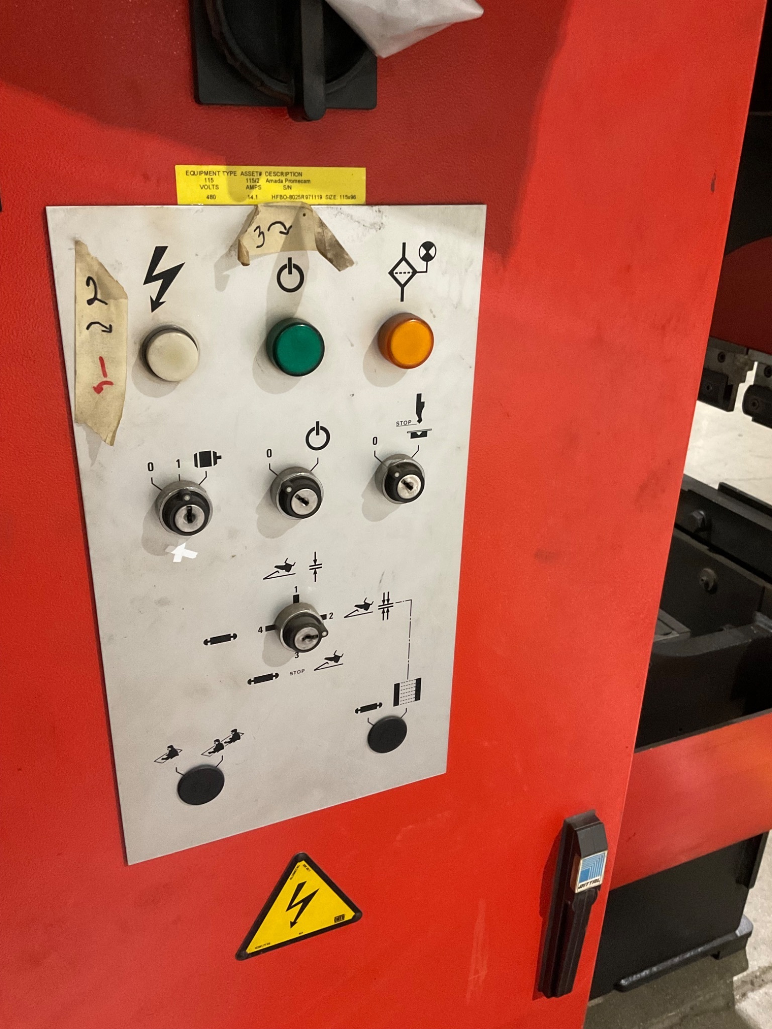 AMADA HFB-8025 Hydraulic Press Brake 80T USED 10
