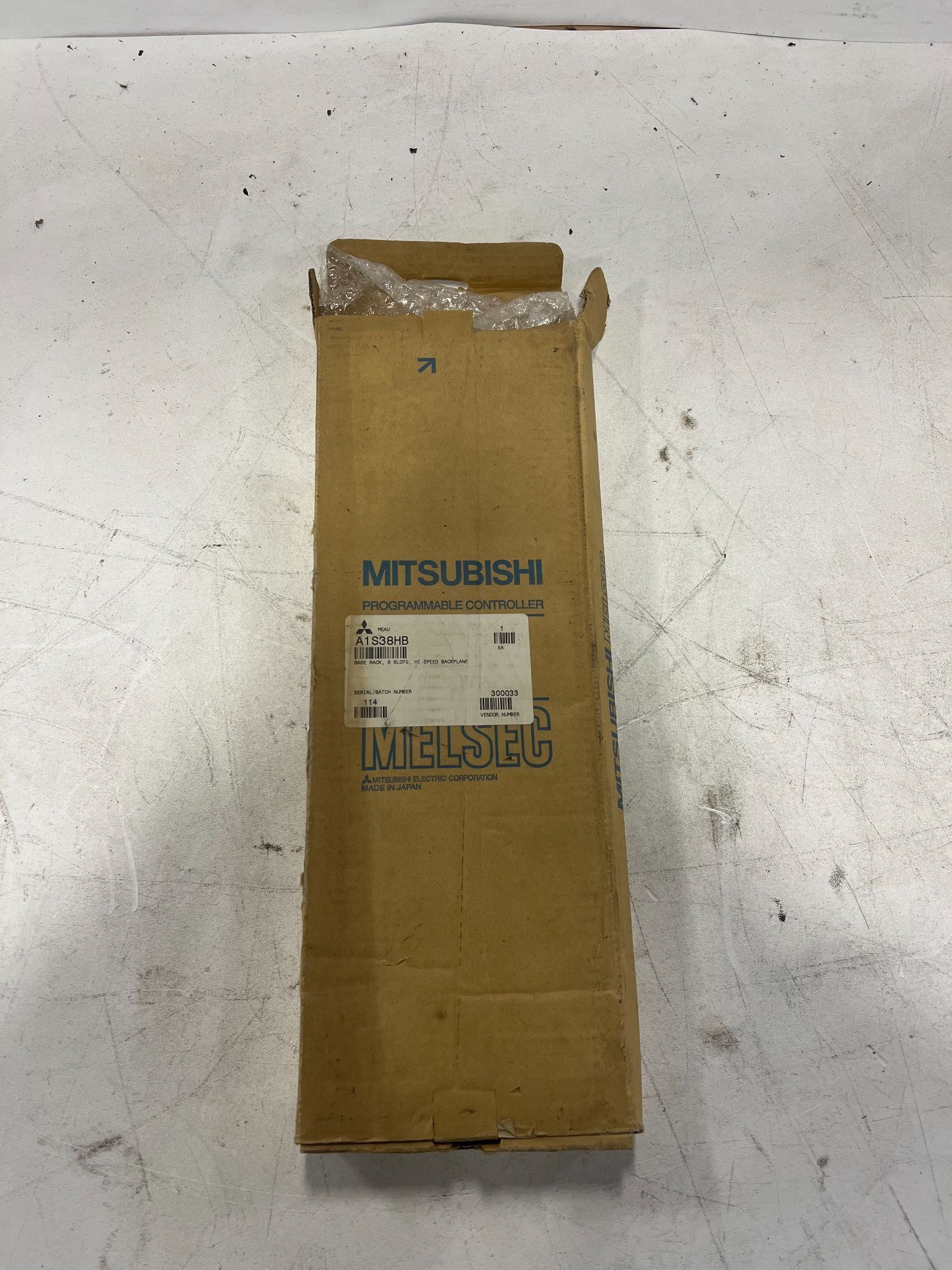 MITSUBISHI A1S38HB SLOT RACK NEW 0