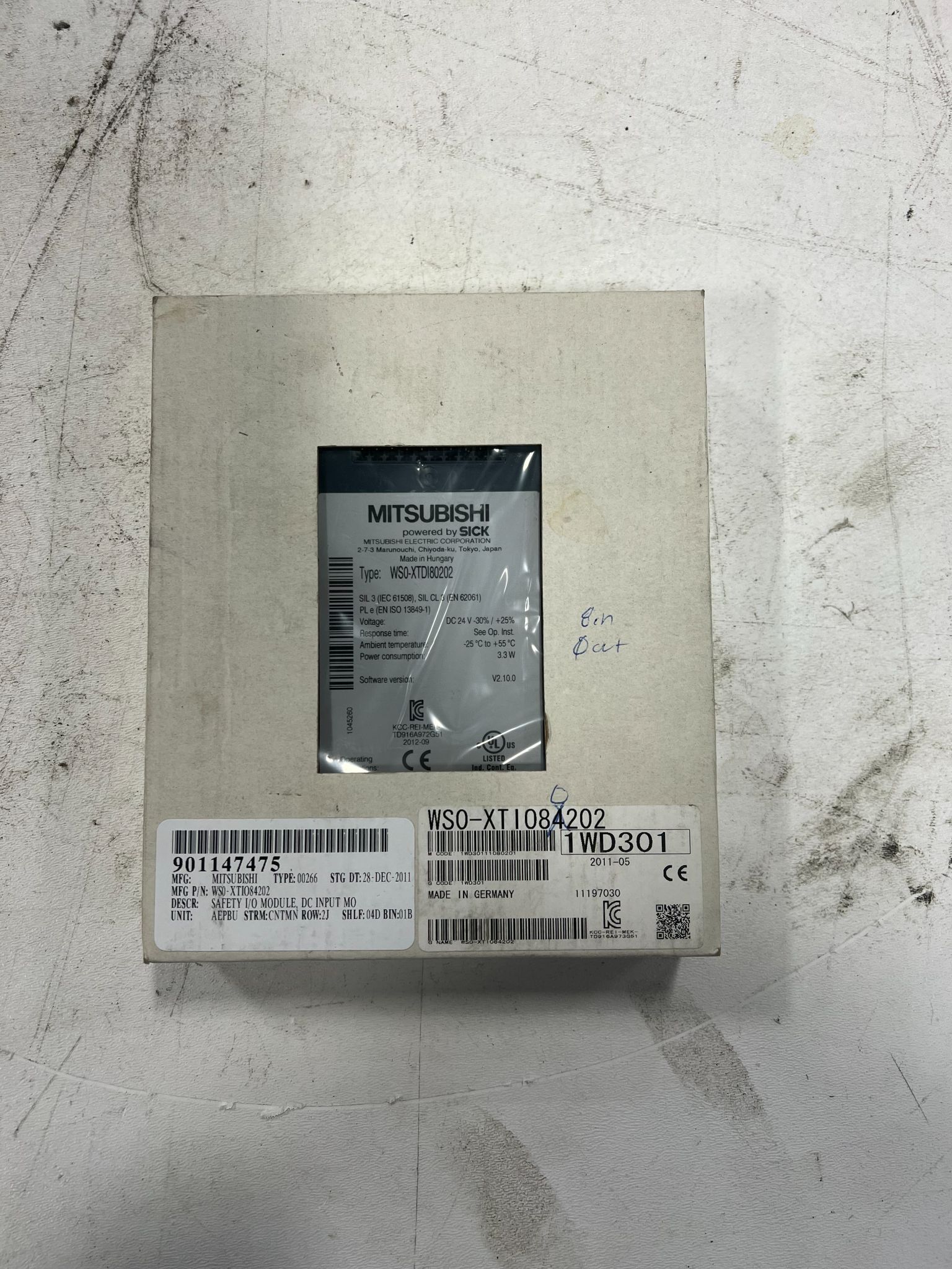 MITSUBISHI WSO-XT1084202 SAFETY I/0 MODULE NEW 0