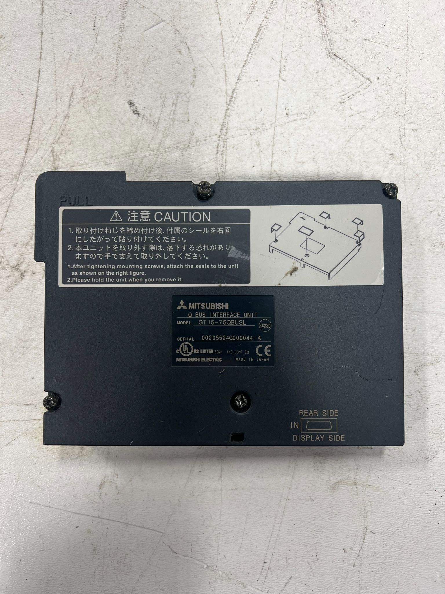 MITSUBISHI GT15-75QBUSL PLCS/MACHINE CONTROL USED 1