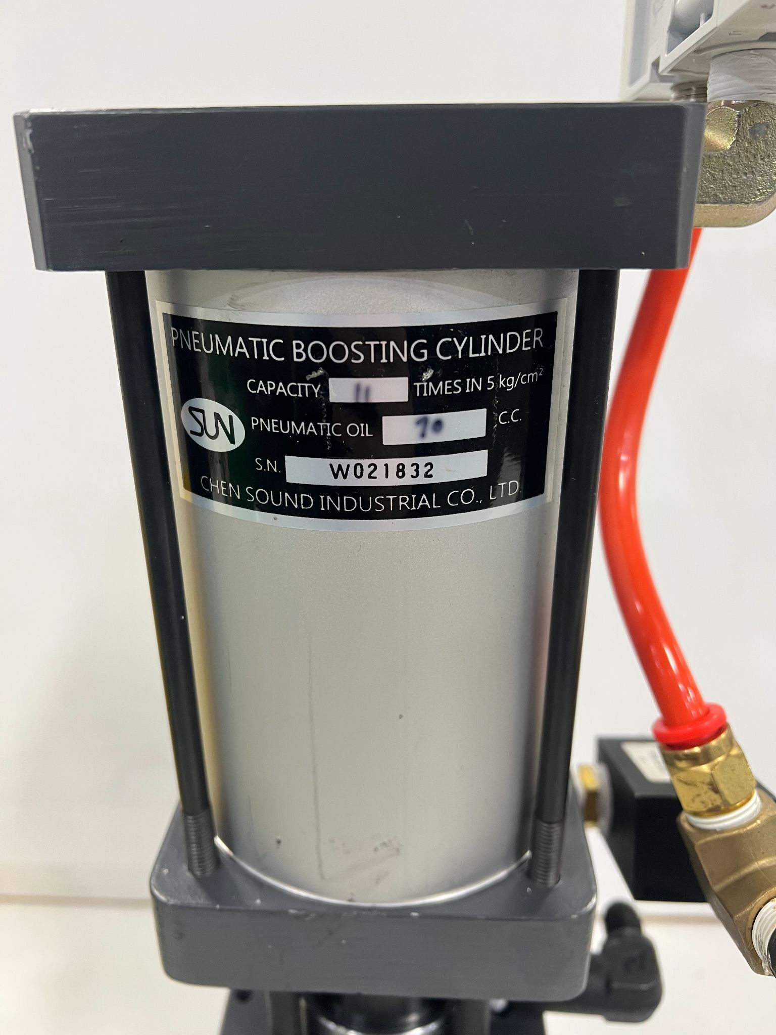 CHEN SOUND INDUSTRIAL CO W021832 PNEUMATIC BOOSTING CYLINDER USED 4