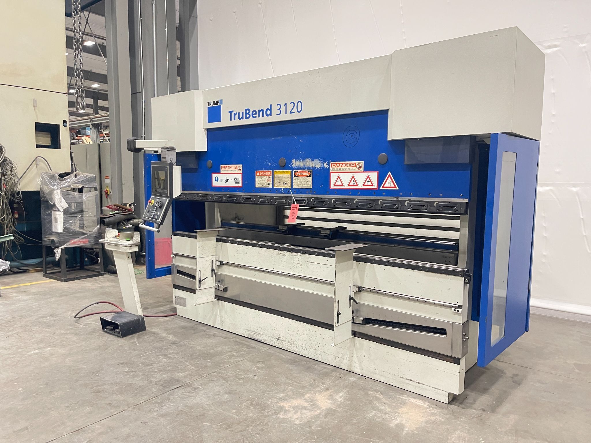 TRUMPF TRUBEND 3120 CNC PRESS BRAKE 132T 122IN 4-AXIS USED 1