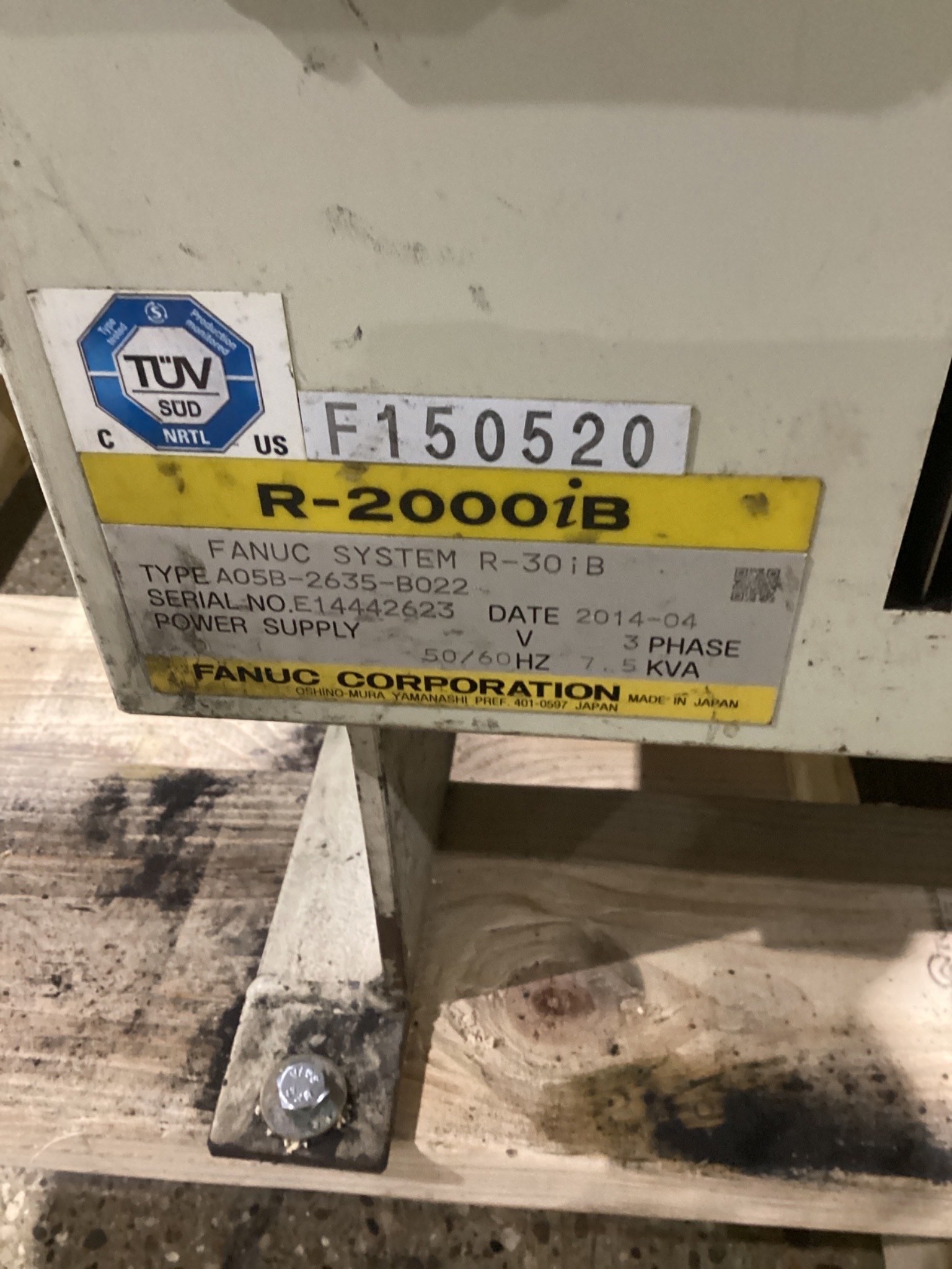 FANUC R-2000iB/210F Complete w/ R-30iB Controls USED 11