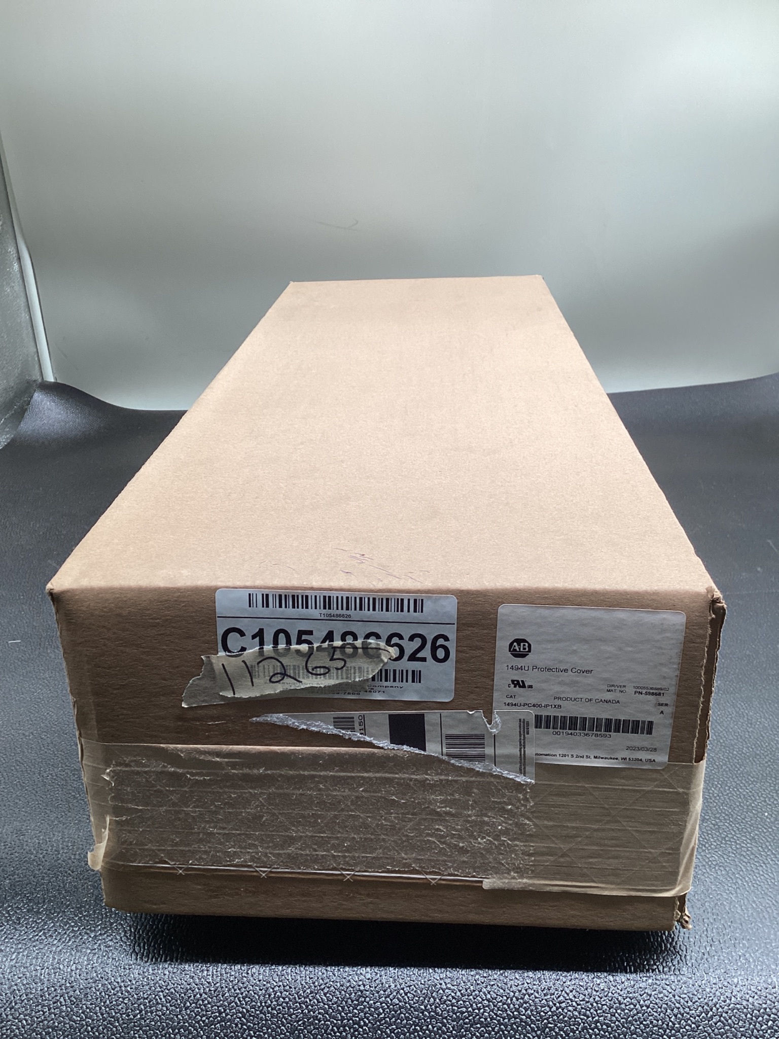 ALLEN BRADLEY 1494U-PC400-IP1XB 400A Disconnect Protective Cover NEW 0