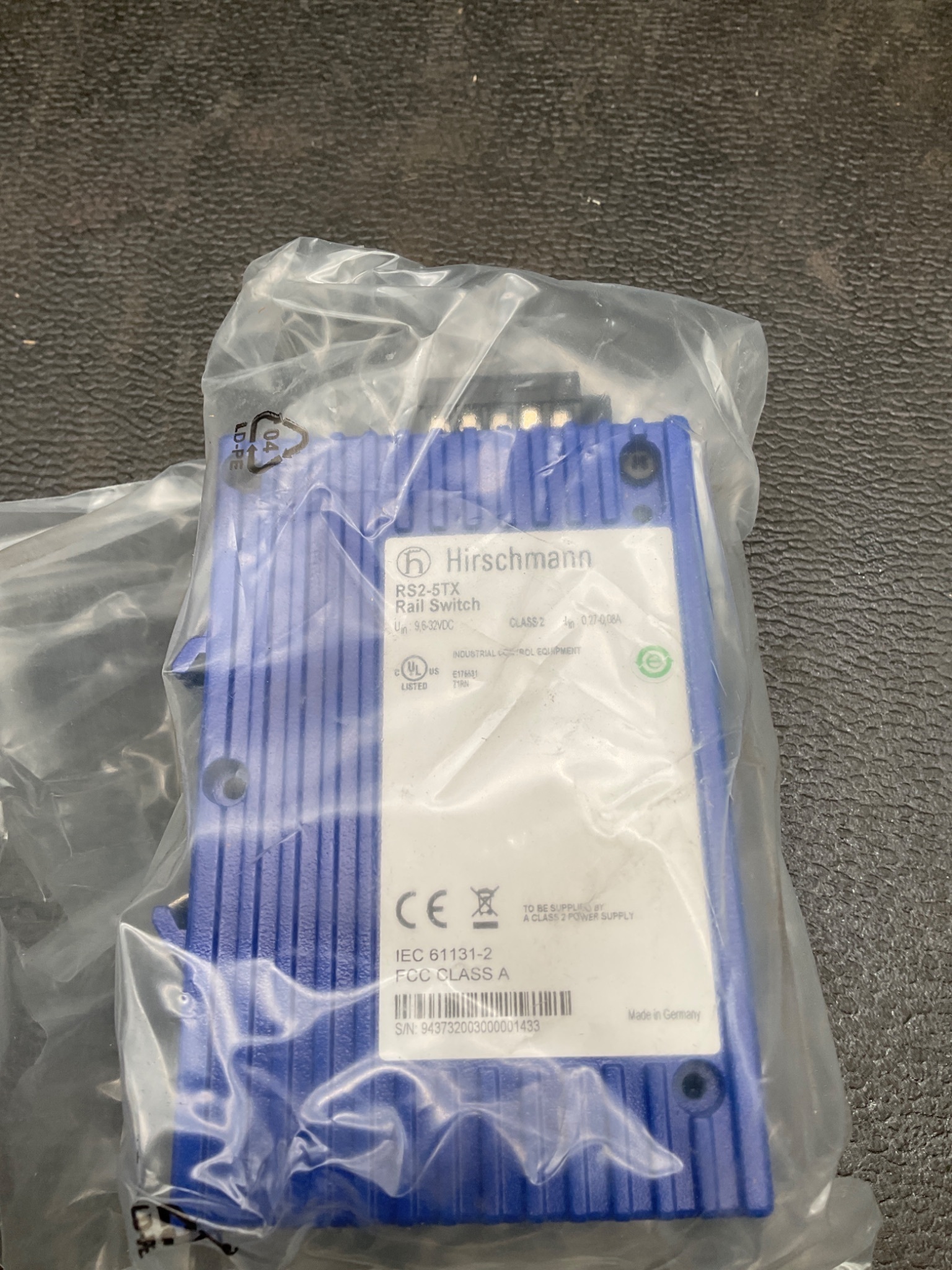 HIRSCHMANN RS2-5TX Ethernet Switch NEW 2
