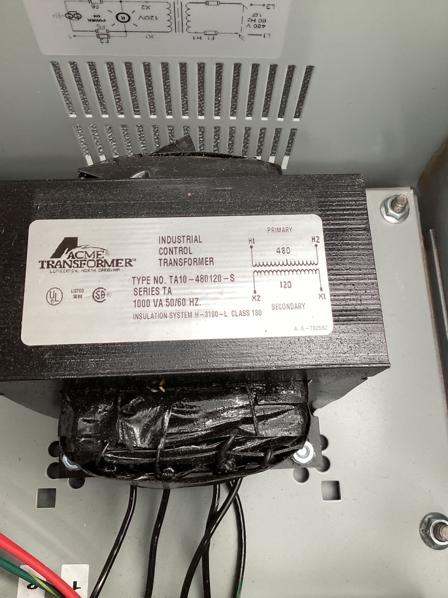 ACME TDAP-1000X-M 1KVA Transformer Disconnect USED 8