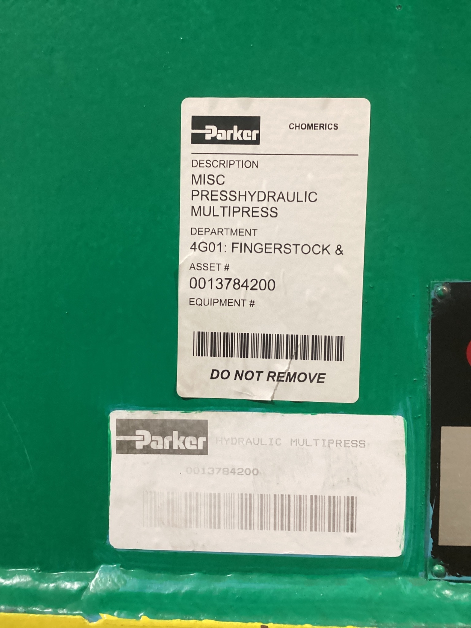 ABEX DENISON FH20-2 OHC304SSHWIC280CR6302 20T Hydraulic Multipress USED 2