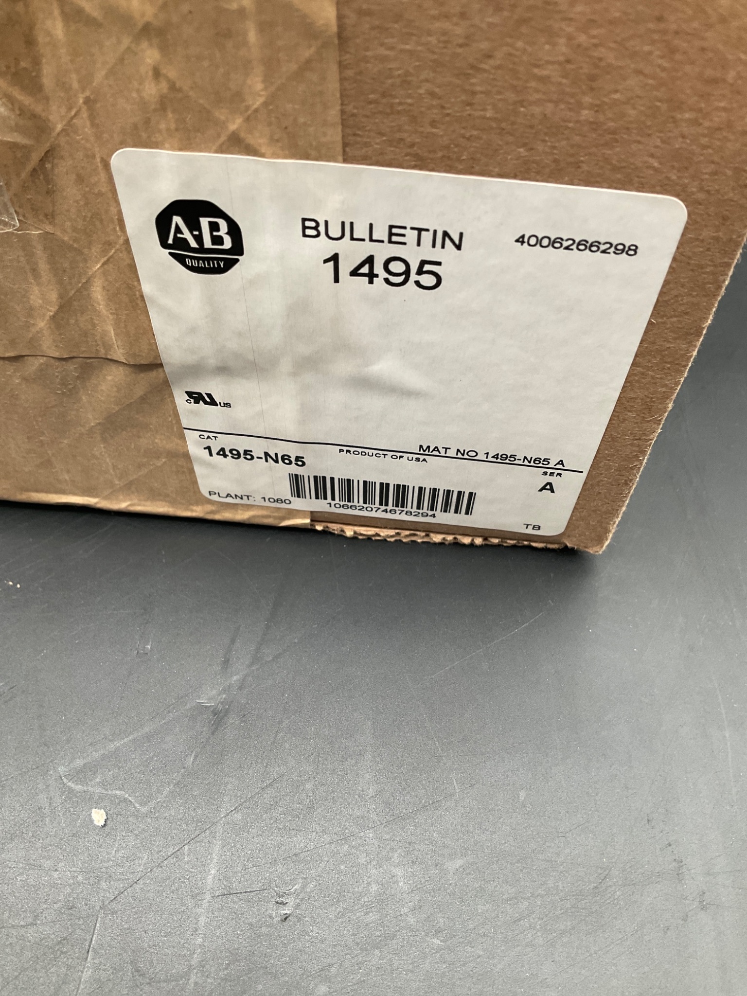 ALLEN BRADLEY 1495-N65 Protective Fuse Cover 30–100A Series A NEW 1
