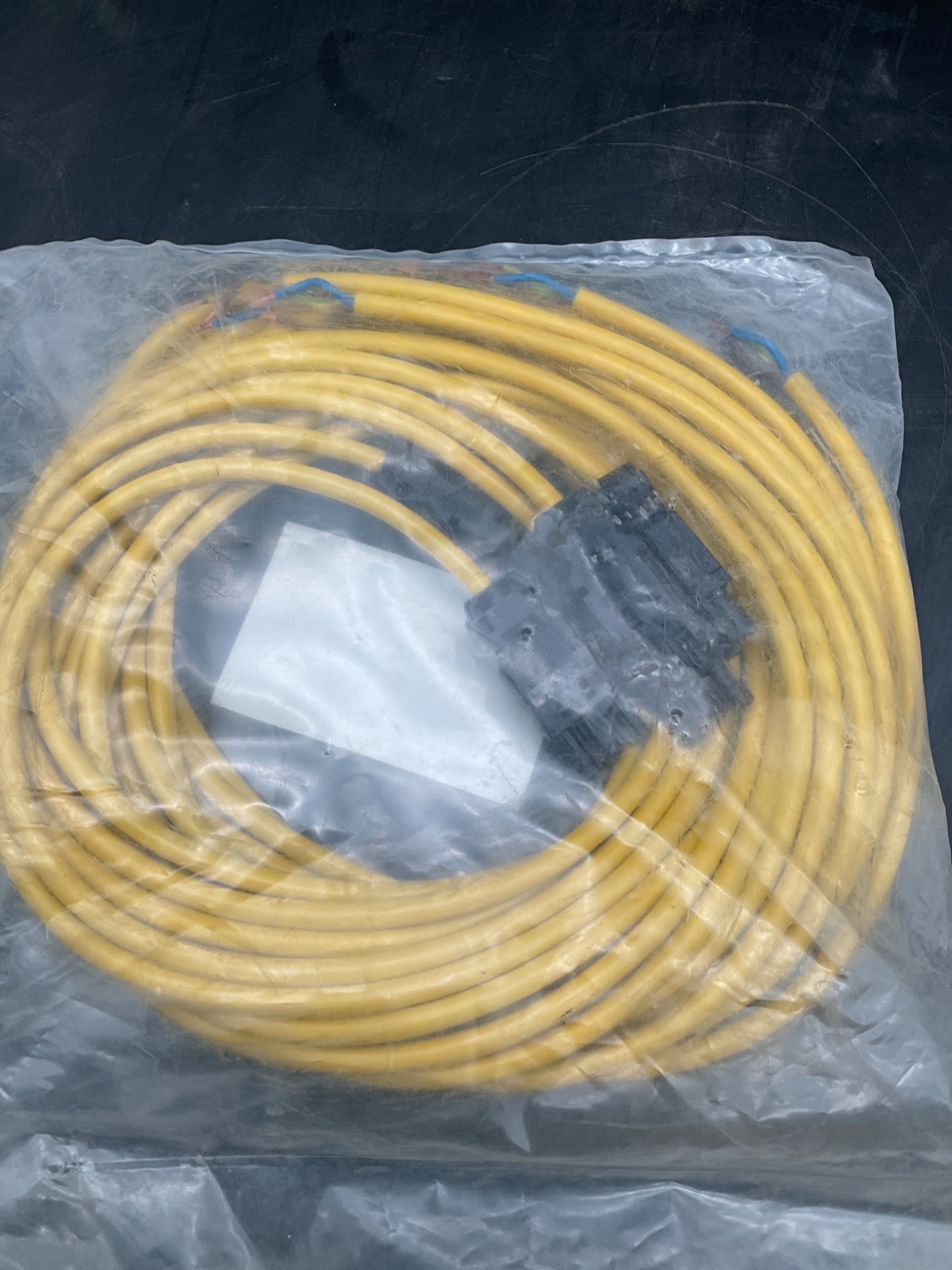RITTAL PS 4315 110 Power Supply Cable 3M Yellow Socket 3-Wire NEW 3