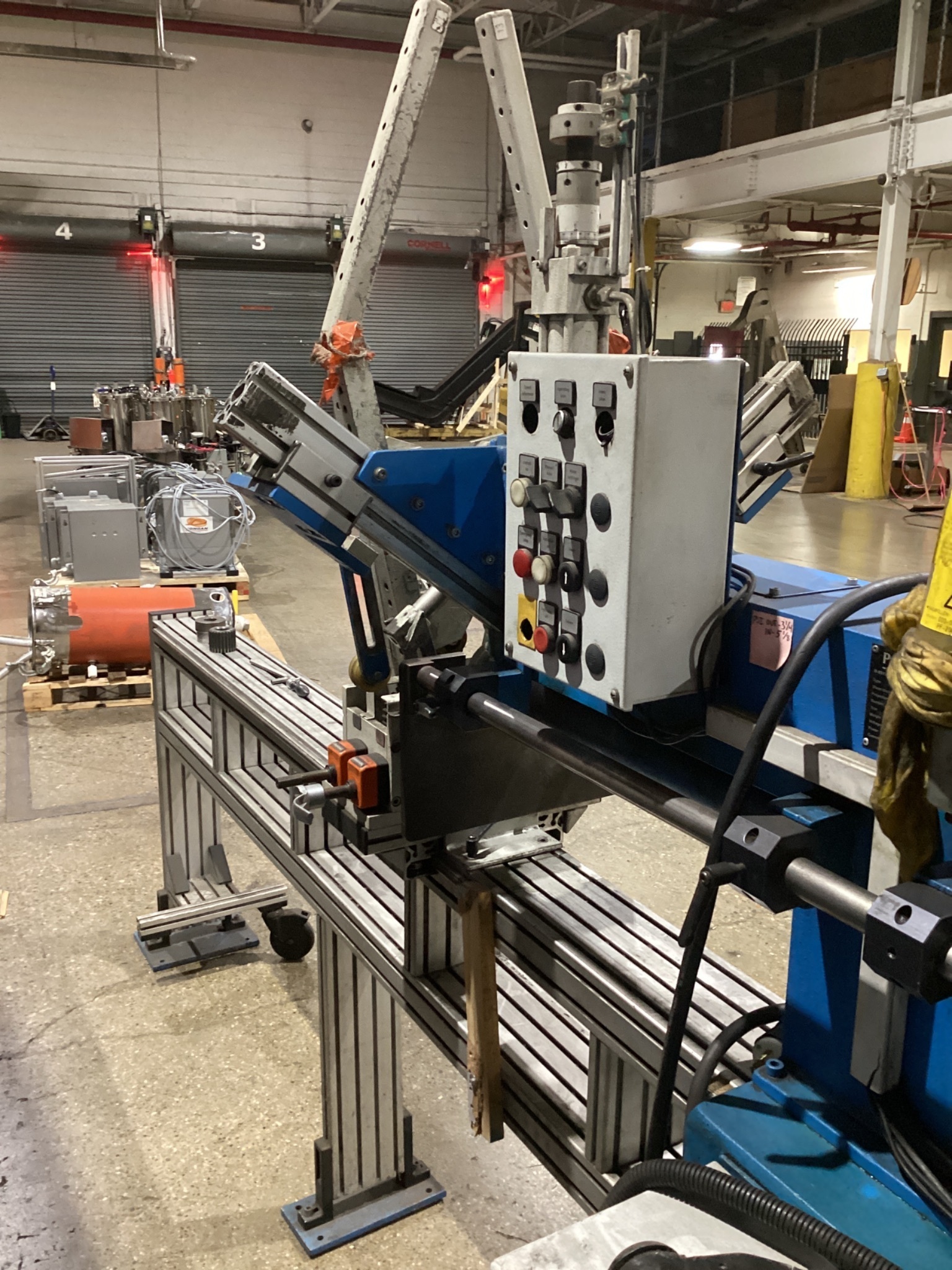 PRINZING SME-80/6P Motorized Pipe Flanging Machine USED 1