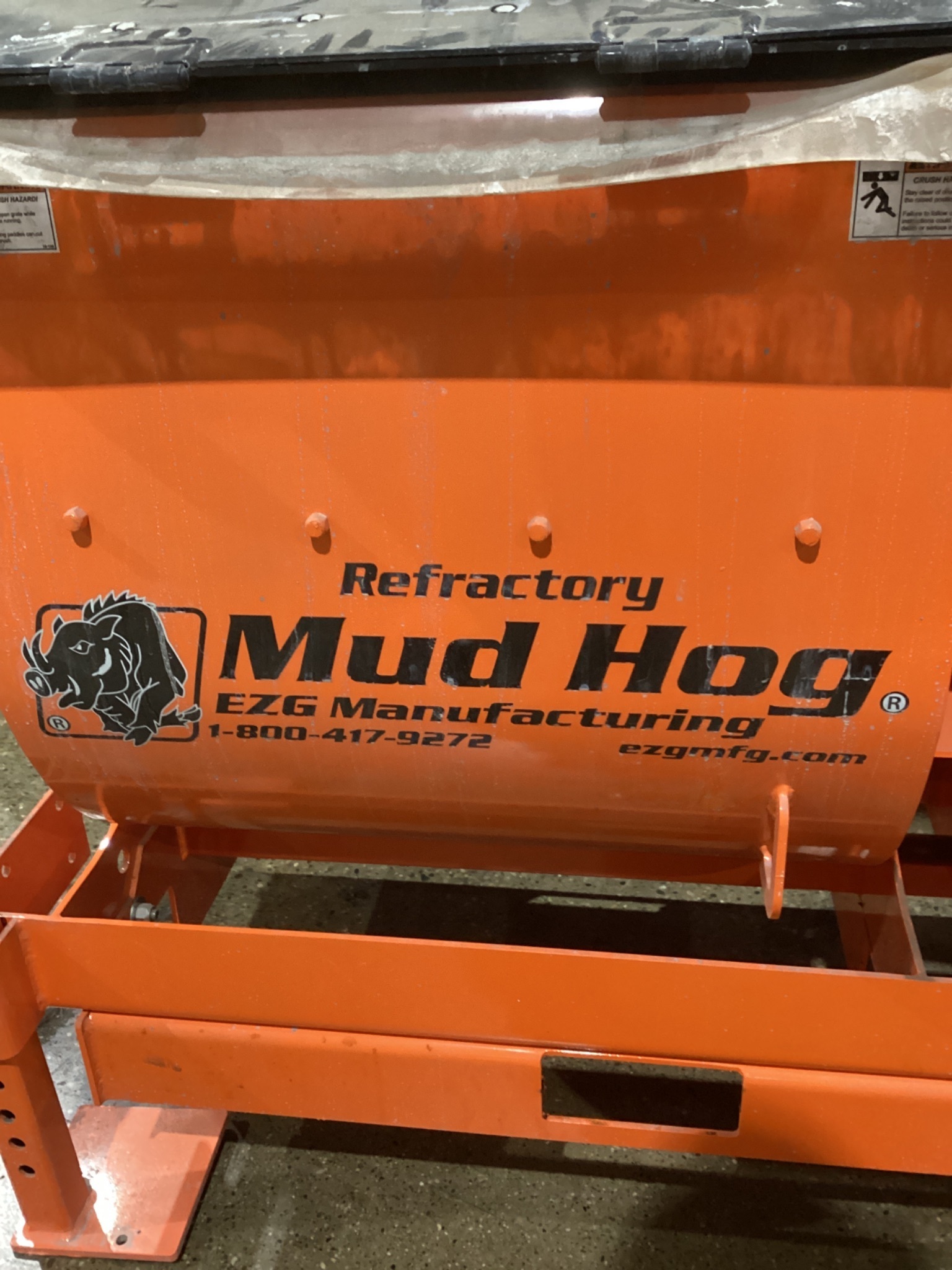 EZG Manufacturing MH9 Mud Hog Hydraulic Mortar Mixer USED 5