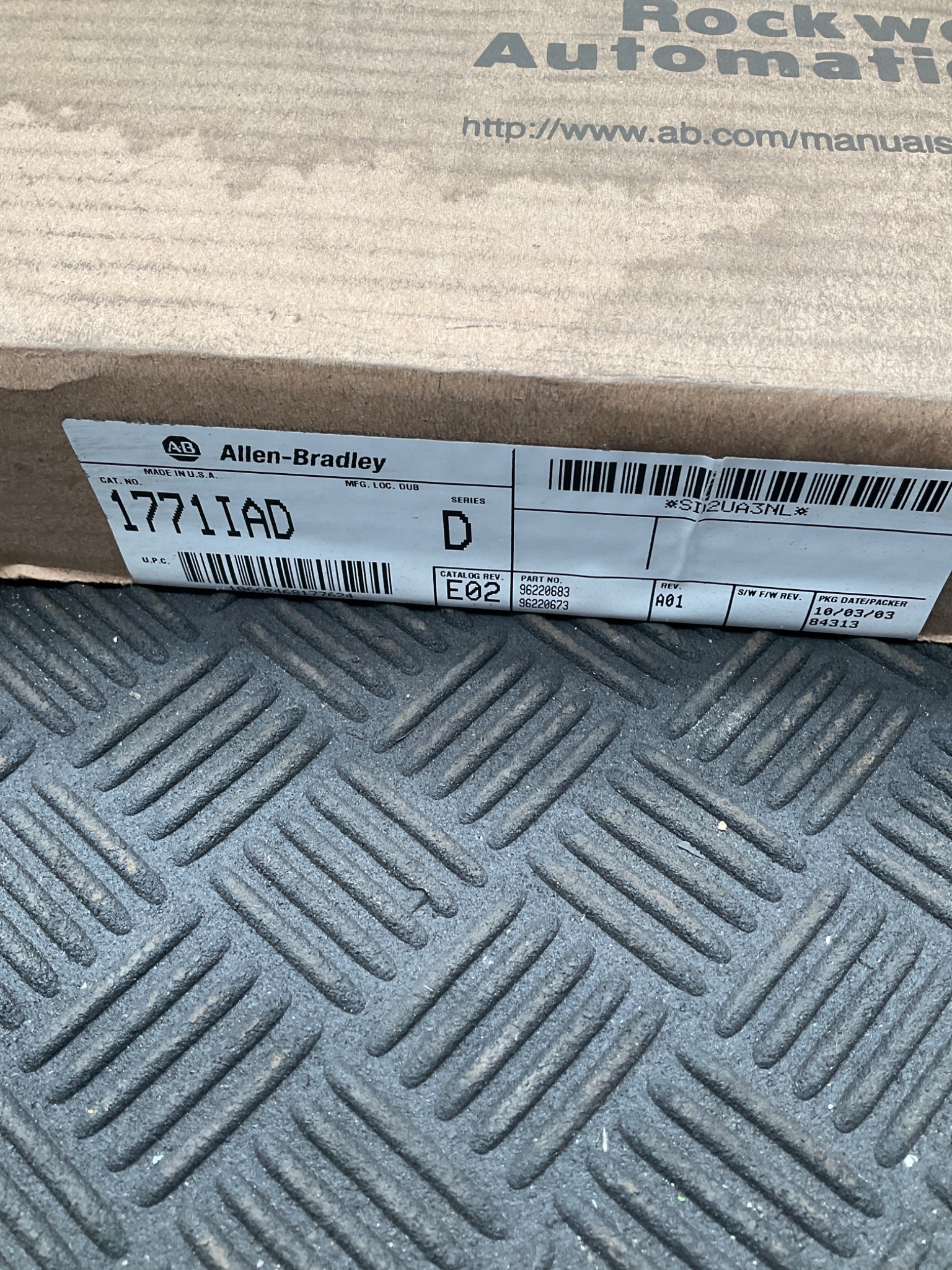 ALLEN BRADLEY 1771-IAD Ser. D Digital Input Module NEW 2