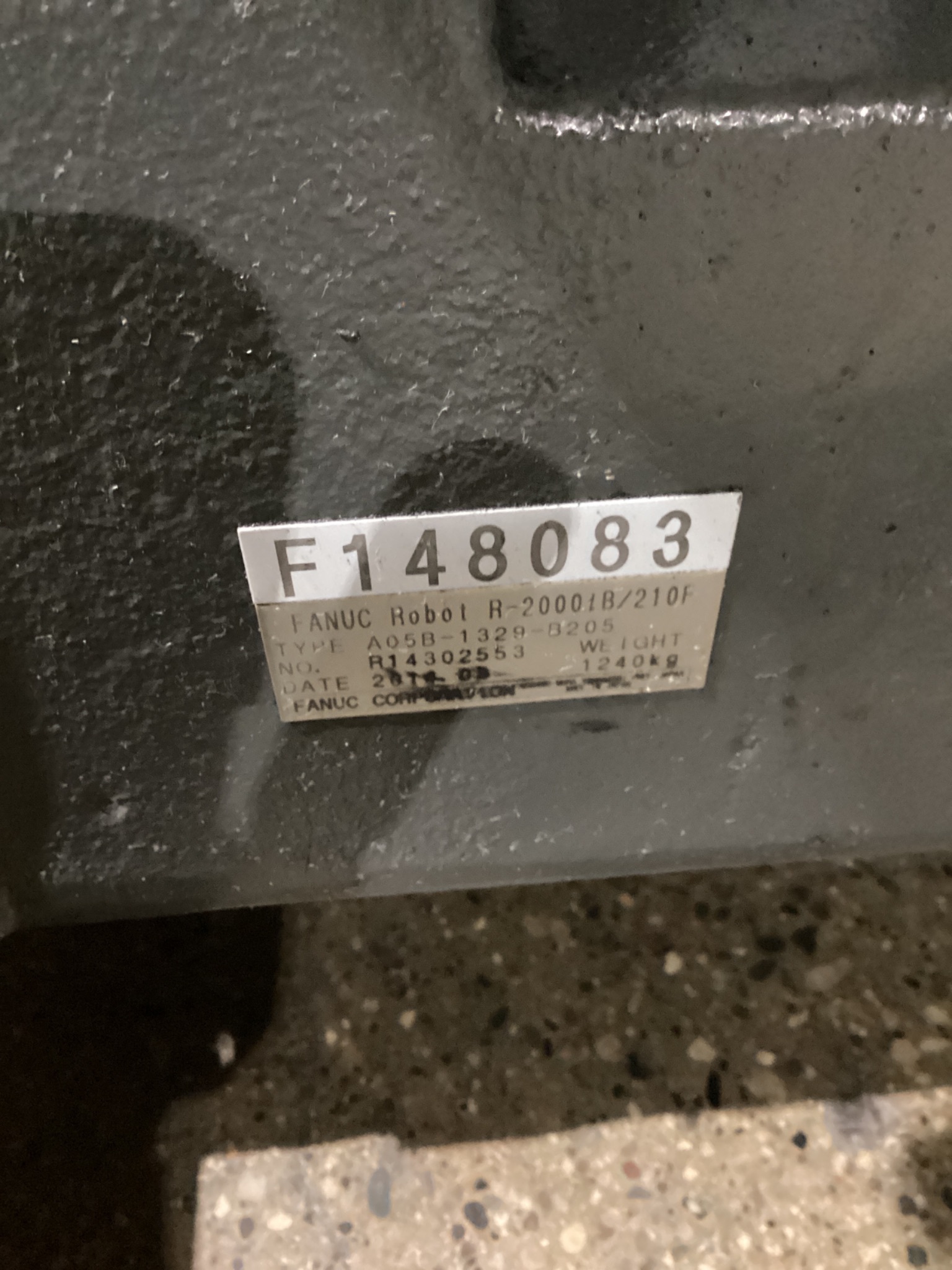 FANUC R-2000iB/210F Complete w/ R-30iB Controls USED 8