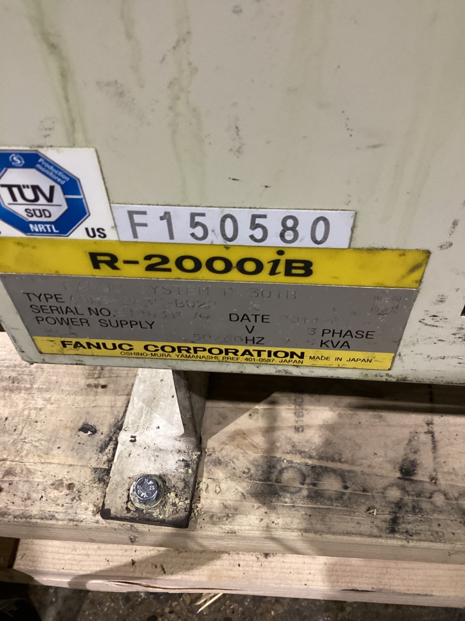 FANUC R-2000iB/210F Complete w/ R-30iB Controls USED 4