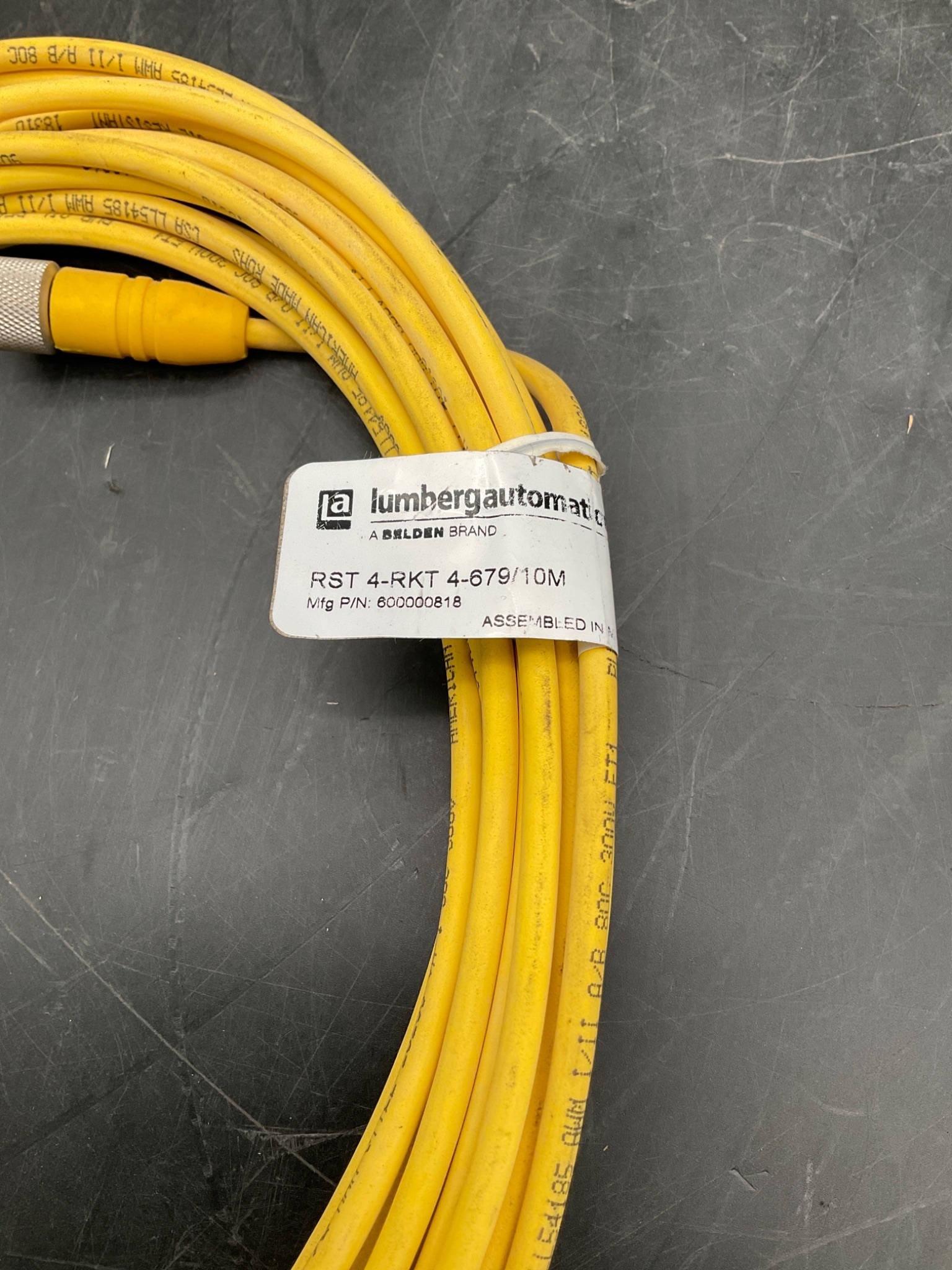 LUMBERG AUTOMATION RST 4-RKT 4-679/10M Double Ended Cordset Cable NEW 2