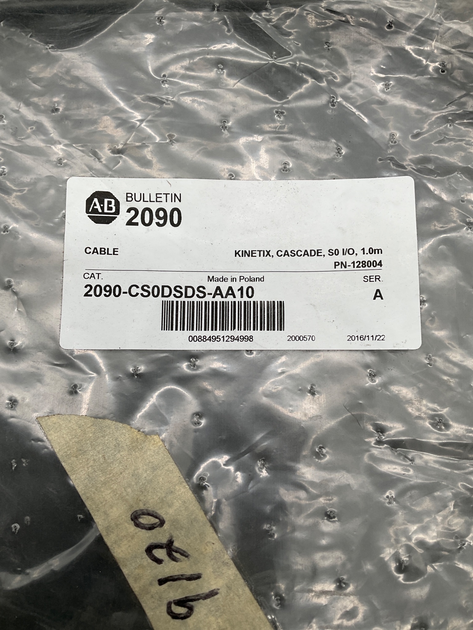 ALLEN BRADLEY 2090-CS0DSDS-AA10 Kinetix Servo Cable 1m NEW 1