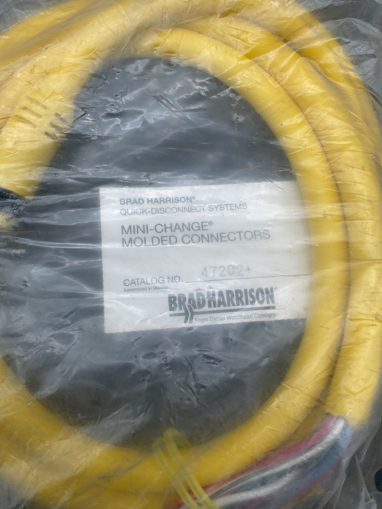 BRAD HARRISON 47202+ Mini-Change Cordset 9-Pin Female NEW 2