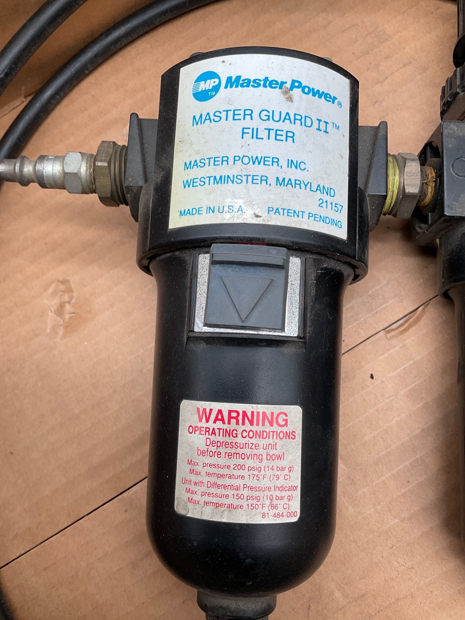 NORGREN B08-297A3MA Pneumatic Filter Regulator 250PSI USED 2