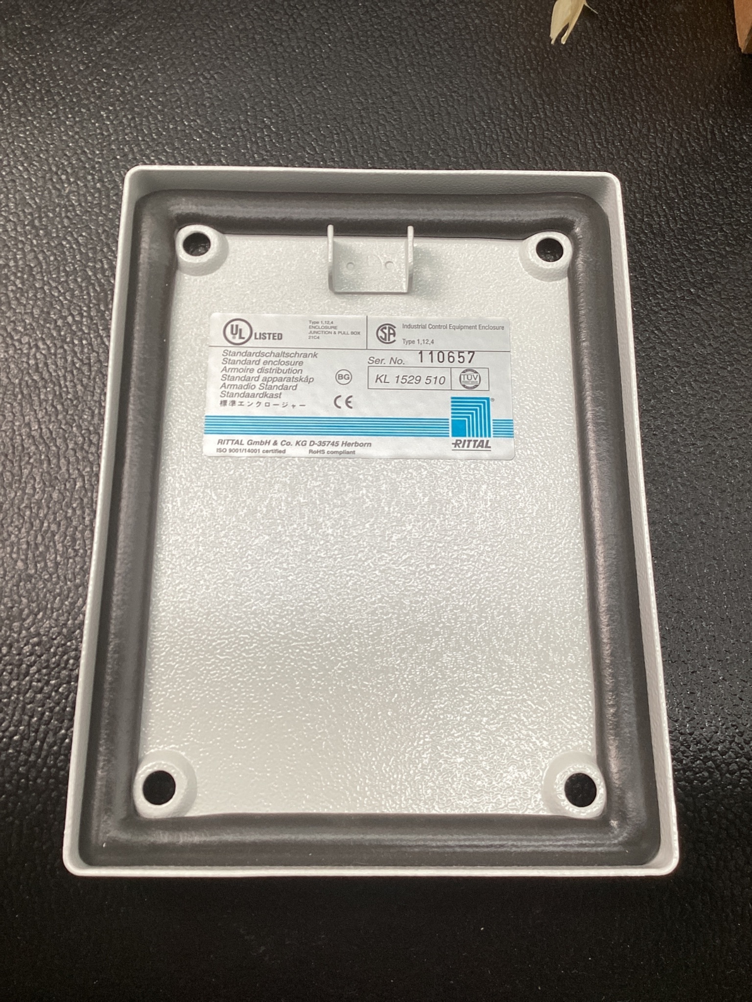 RITTAL KL-1529510 Steel Terminal Enclosure NEW 5
