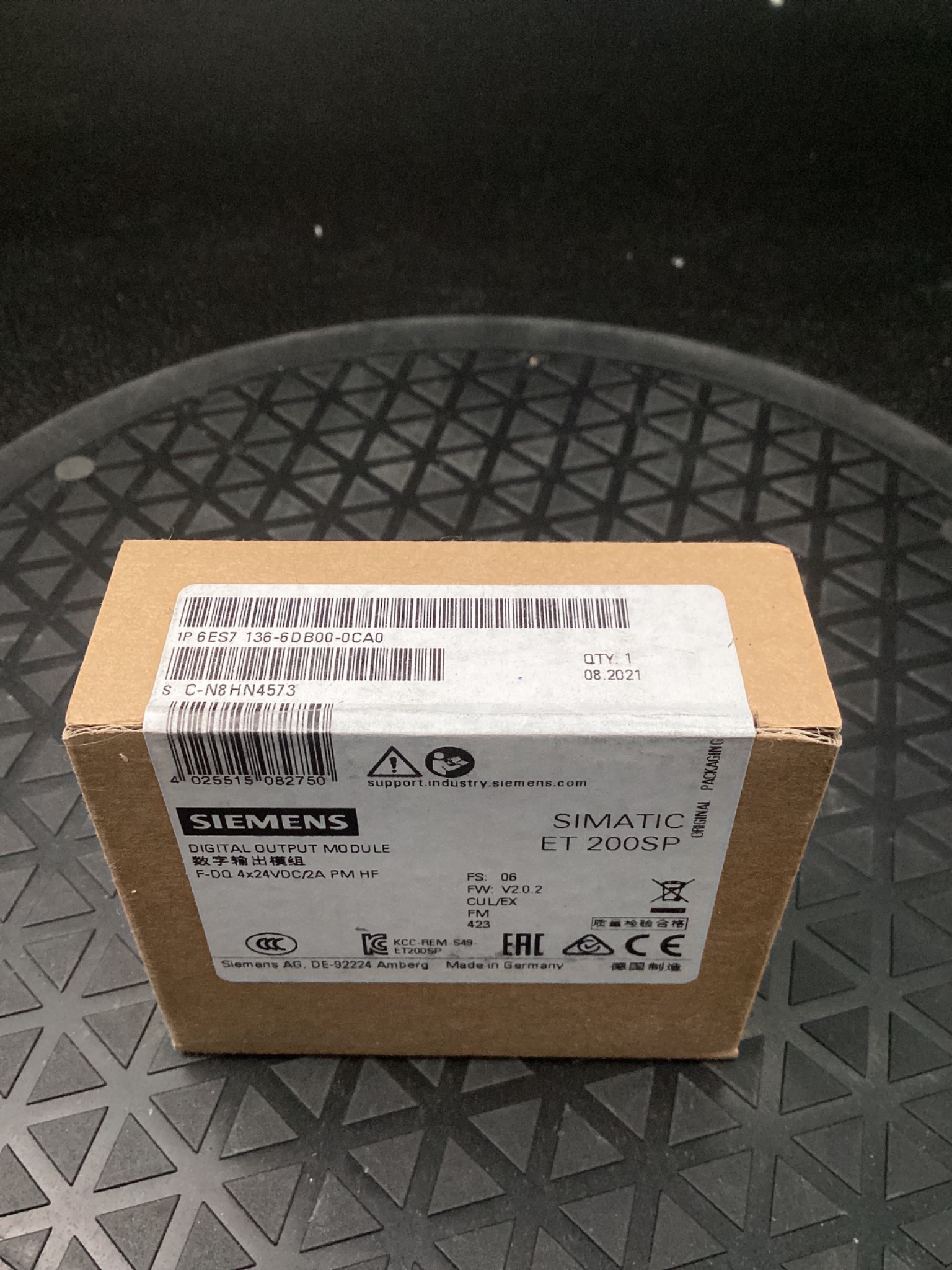 SIEMENS 6ES7 136-6DB00-0CA0 Fail-Safe Digital Output Module NEW 0
