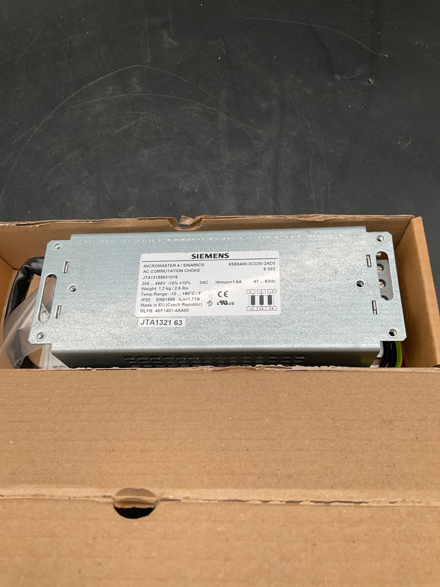 SIEMENS 6SE6400-3CC00-2AD3 Micromaster 4 AC Choke Module NEW 2
