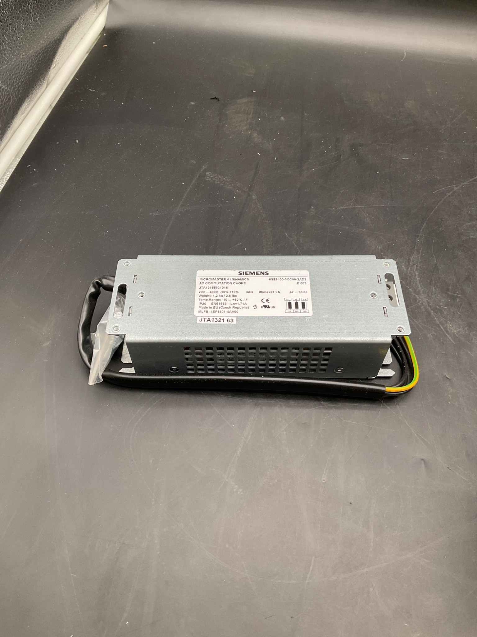SIEMENS 6SE6400-3CC00-2AD3 Micromaster 4 AC Choke Module NEW 3