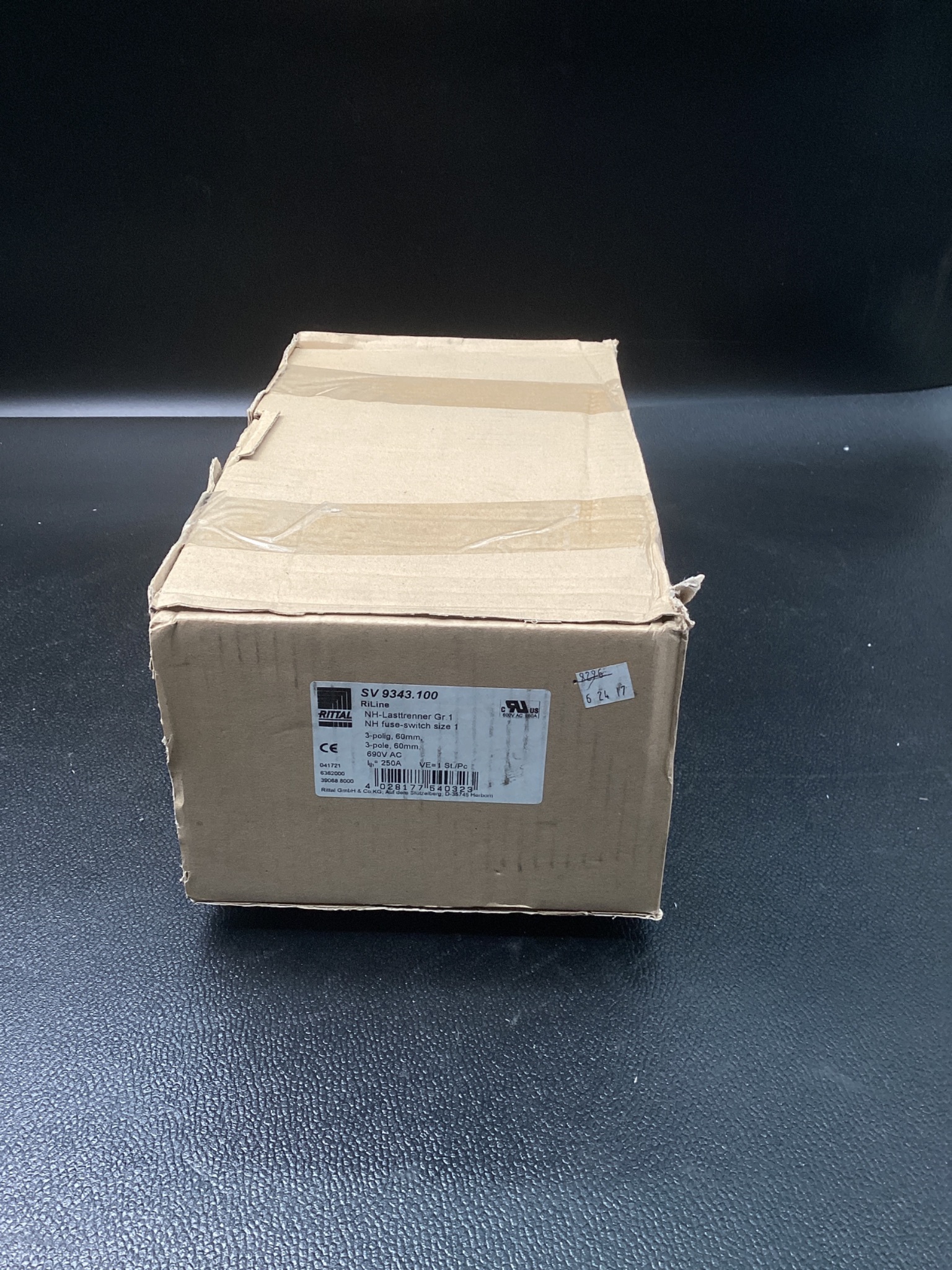 RITTAL SV 9343.100 NH Fuse-Switch Disconnector Size 1 RiLine NEW 3