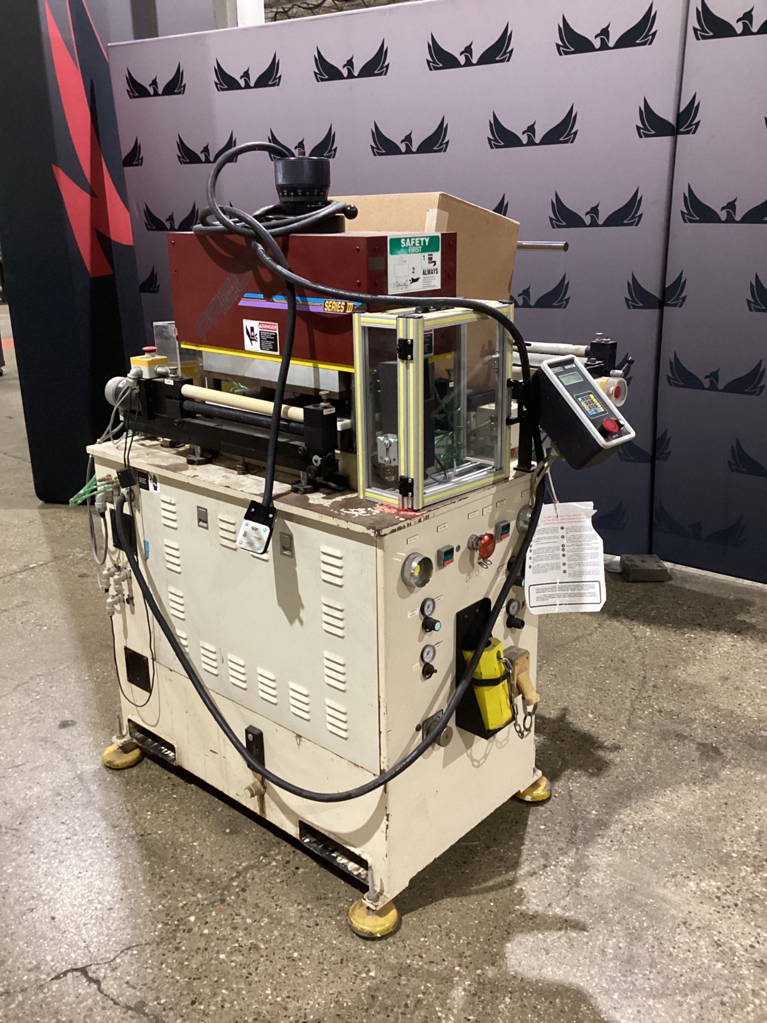PRECO 1220-L HYDRAULIC DIE CUTTING PRESS 12” x 20”, 20 TON CAPACITY USED 2