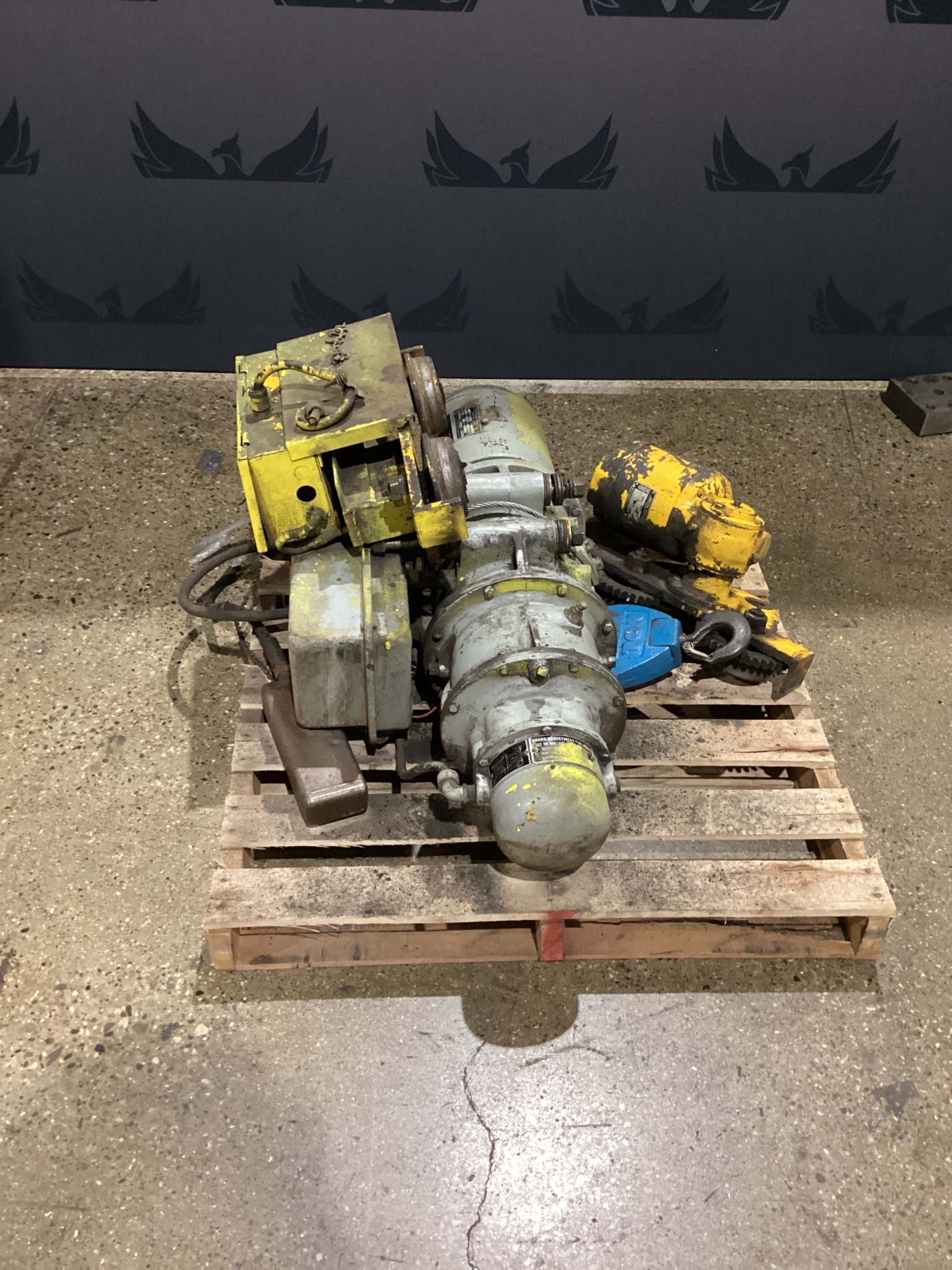 SHEPARD NILES CHAIN HOISTS W/ C17 INDUCTION MOTOR USED 0