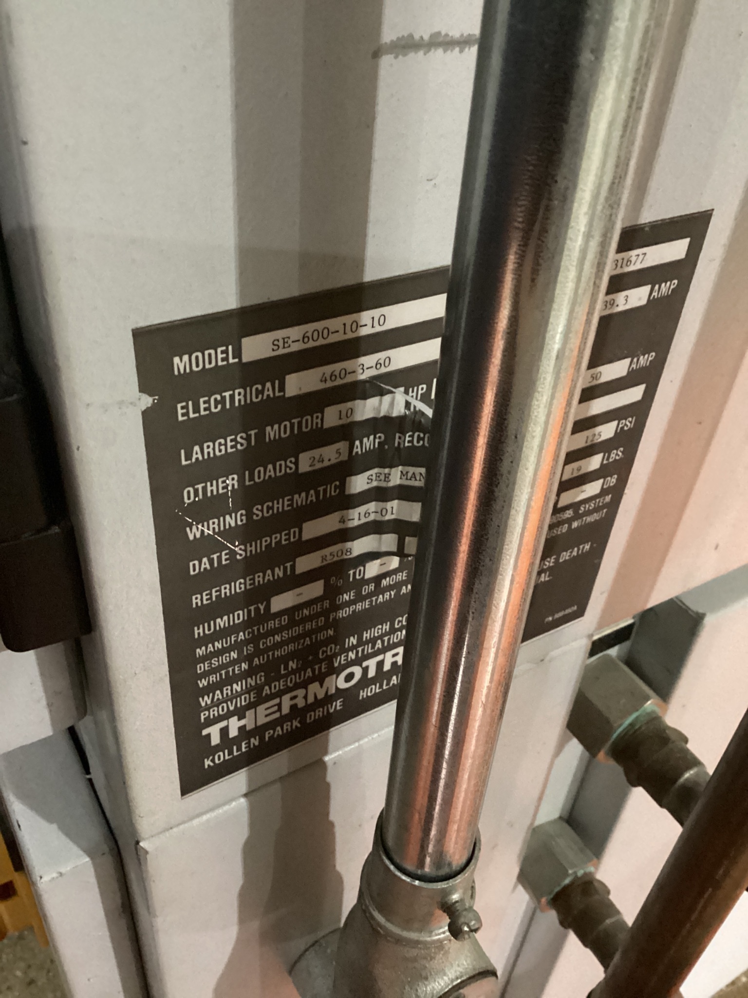 THERMOTRON SE-600-10-10 ENVIRONMENTAL CHAMBERS USED 4